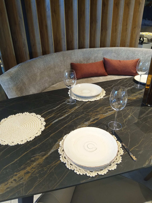 🍽️ N°3 Crochet Placemat - DecorWithTaste