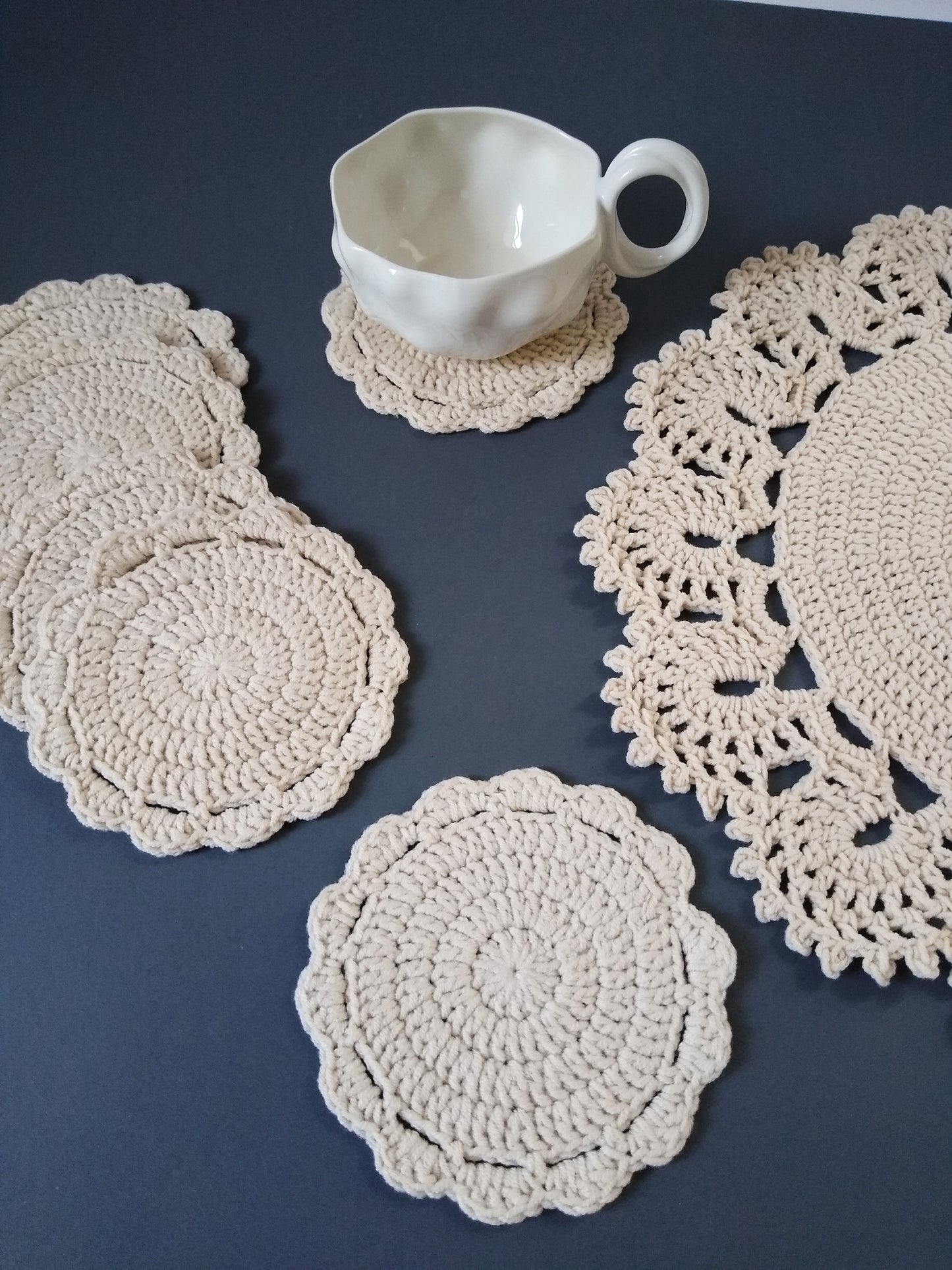 ☕ N°9 Crochet Coasters