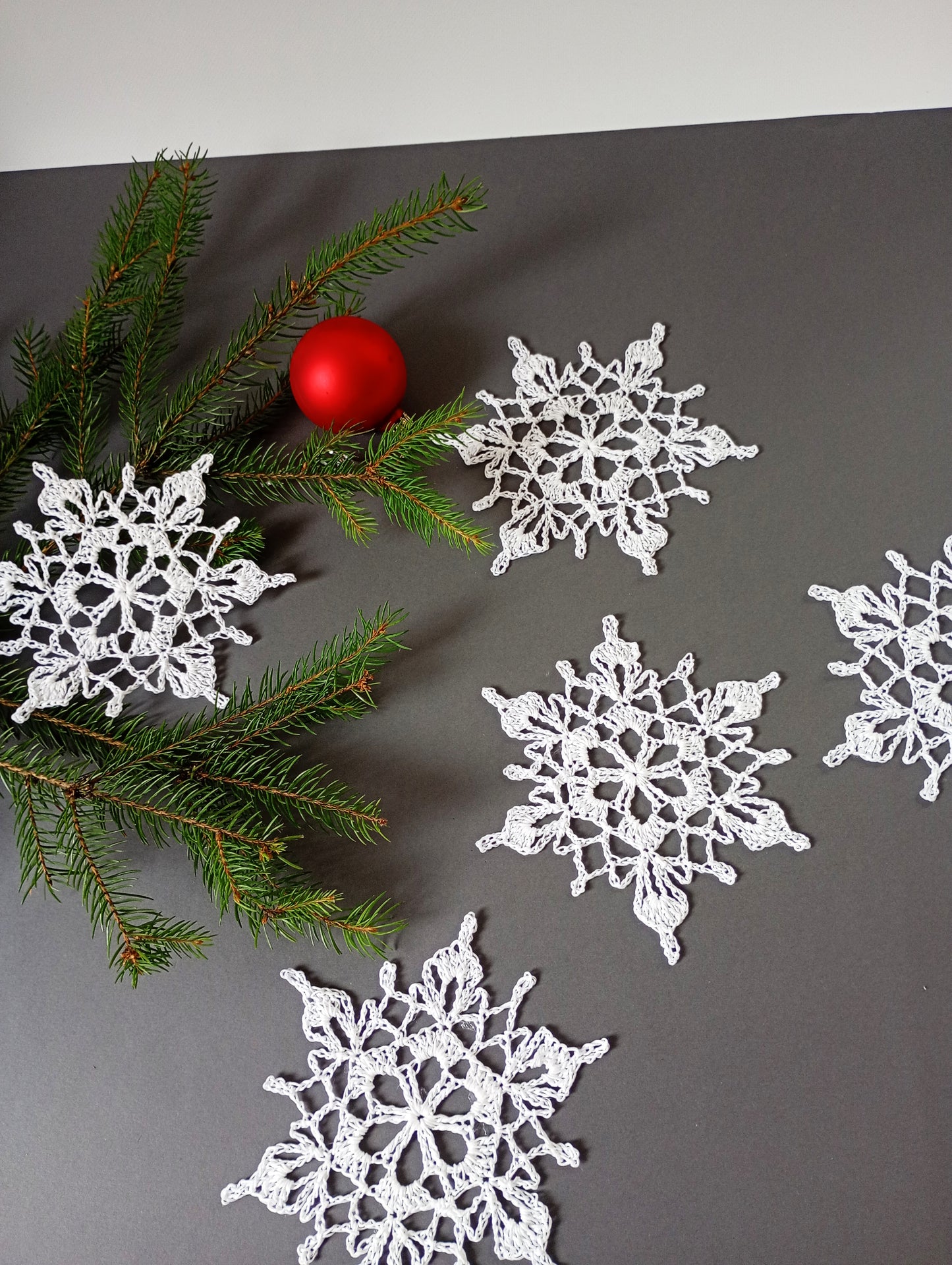 ❄️ N°131 Crochet Snowflake Set