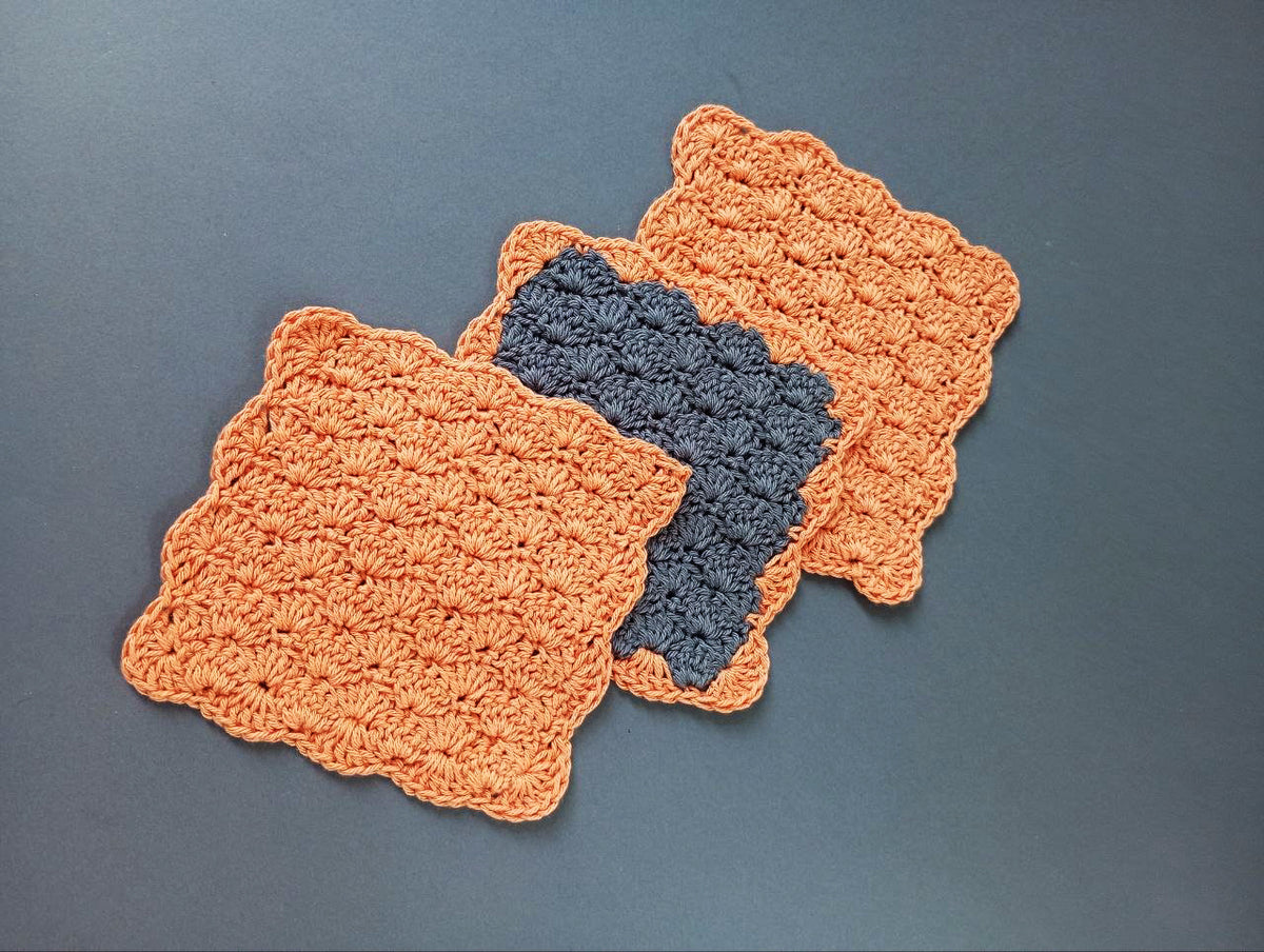 🧽 N°2 Crochet Dishcloth Set of 3