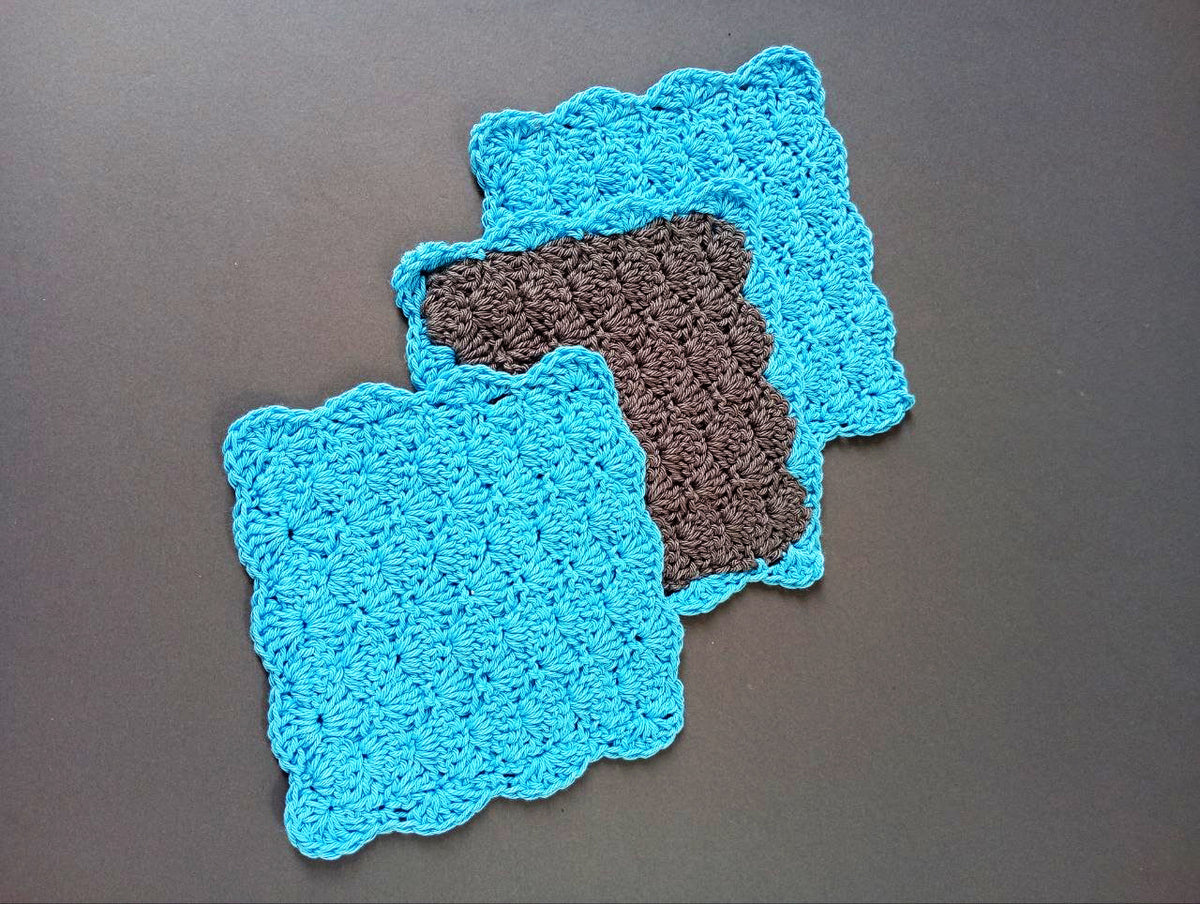 🧽 N°2 Crochet Dishcloth Set of 3