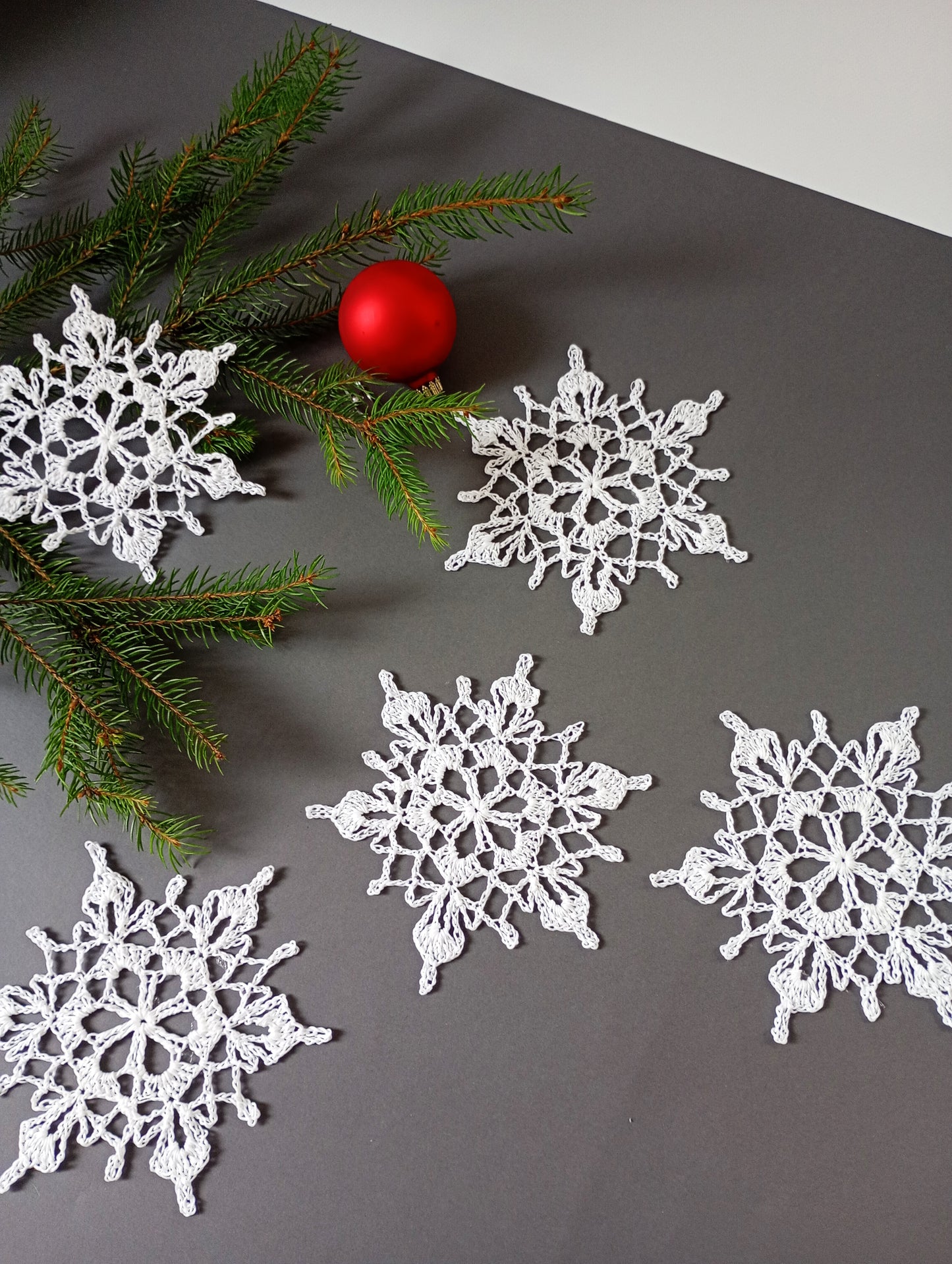 ❄️ N°131 Crochet Snowflake Set
