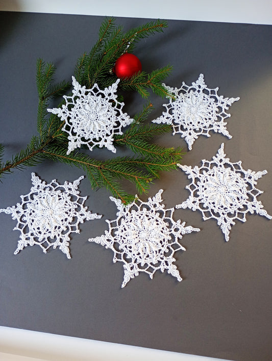 ❄️ N°57 Crochet Snowflake Set