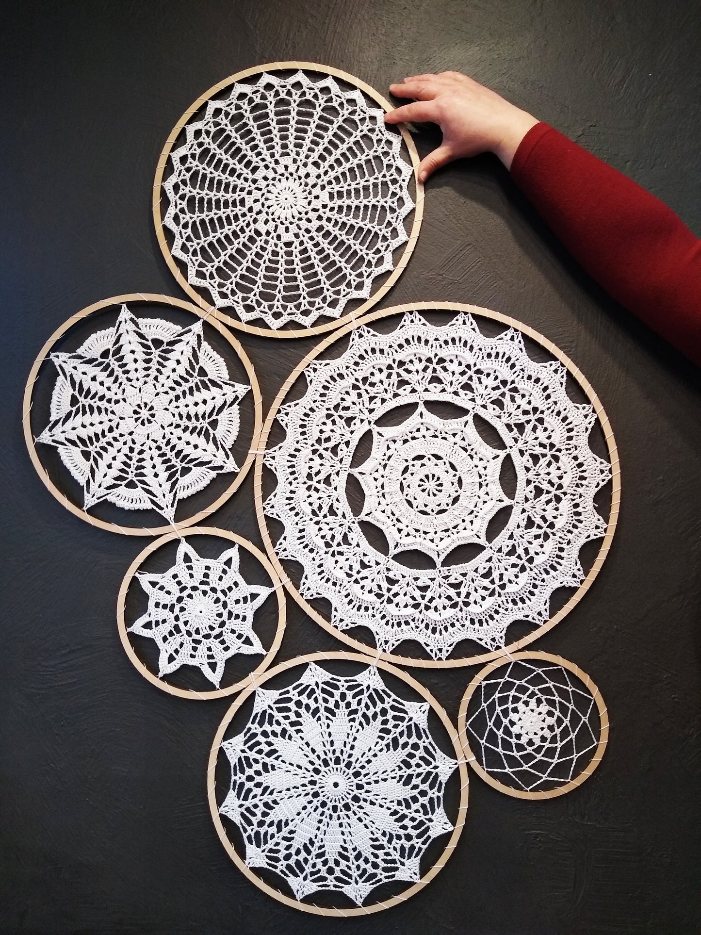 🧱 N°121 Crochet Doily Wall Decor