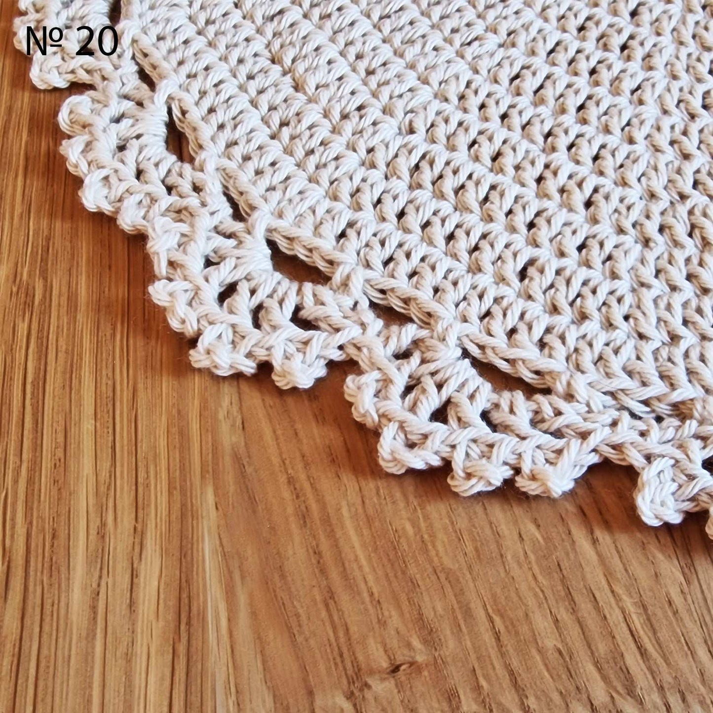 🍽️ N°20 Crochet Placemat - DecorWithTaste