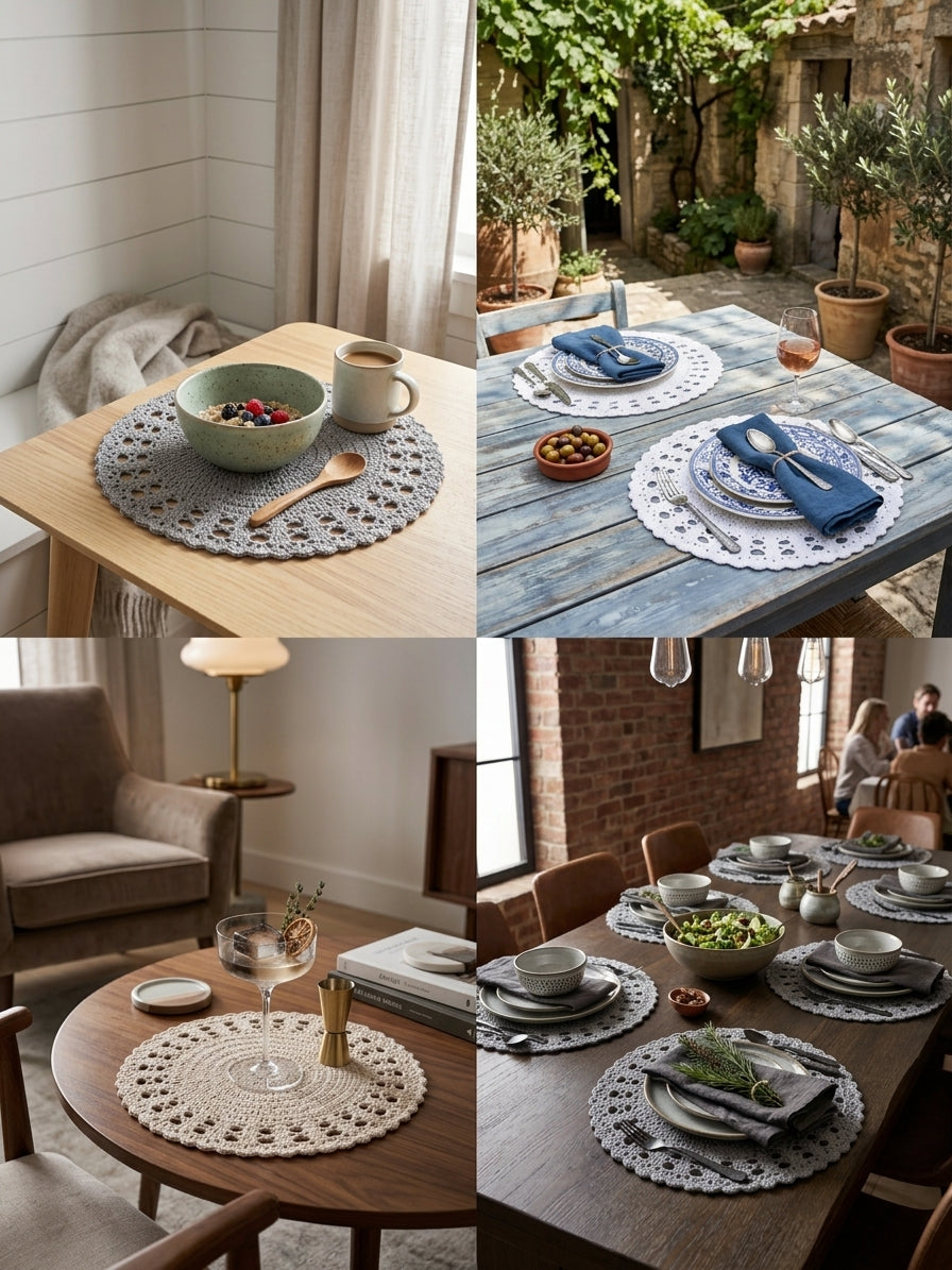 🍽️ N°15 Crochet Placemat