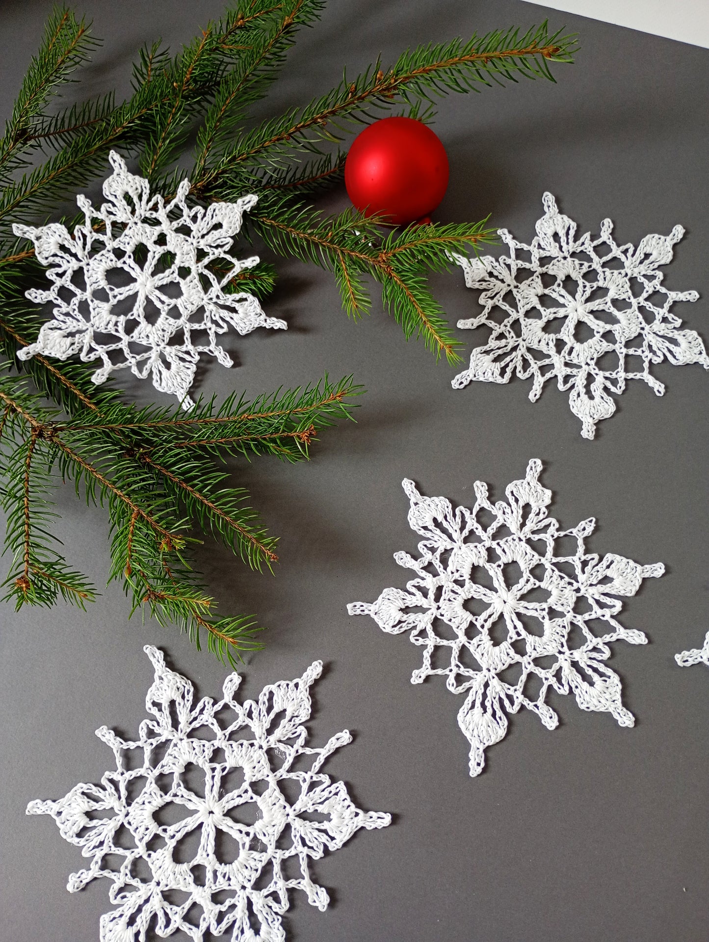 ❄️ N°131 Crochet Snowflake Set