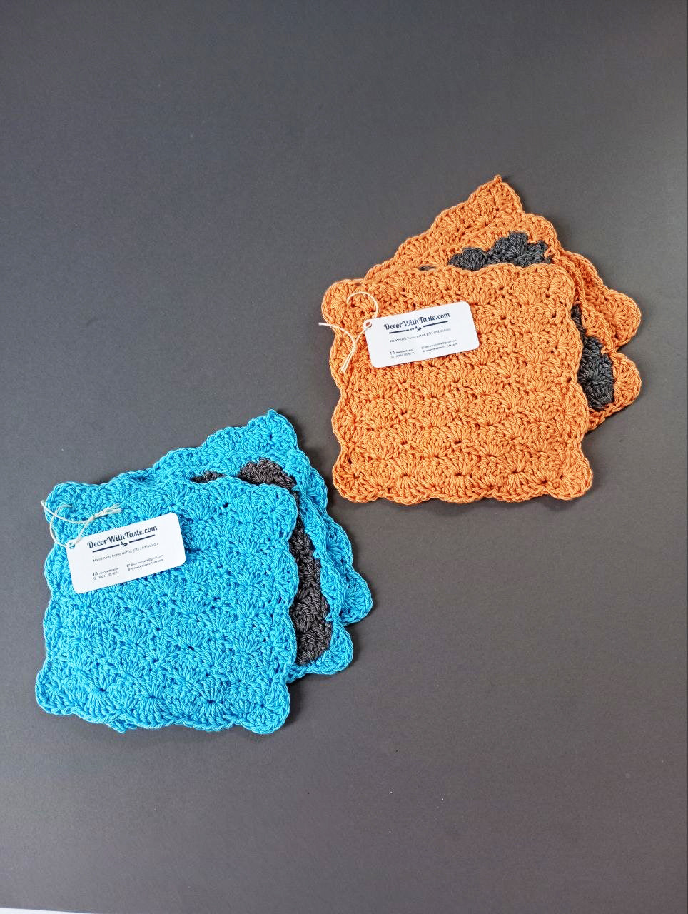 🧽 N°2 Crochet Dishcloth Set of 3