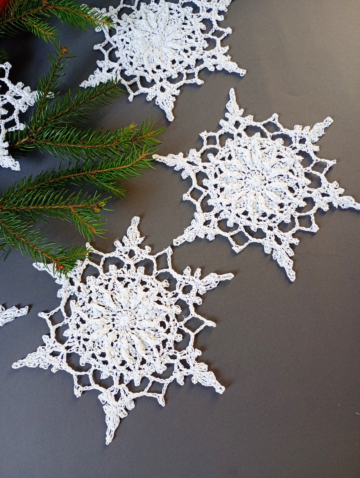 ❄️ N°57 Crochet Snowflake Set