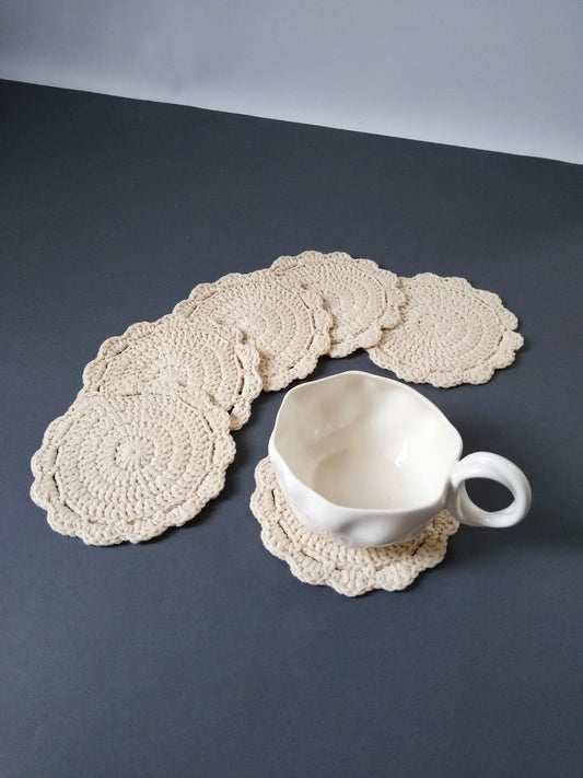 ☕ N°9 Crochet Coasters