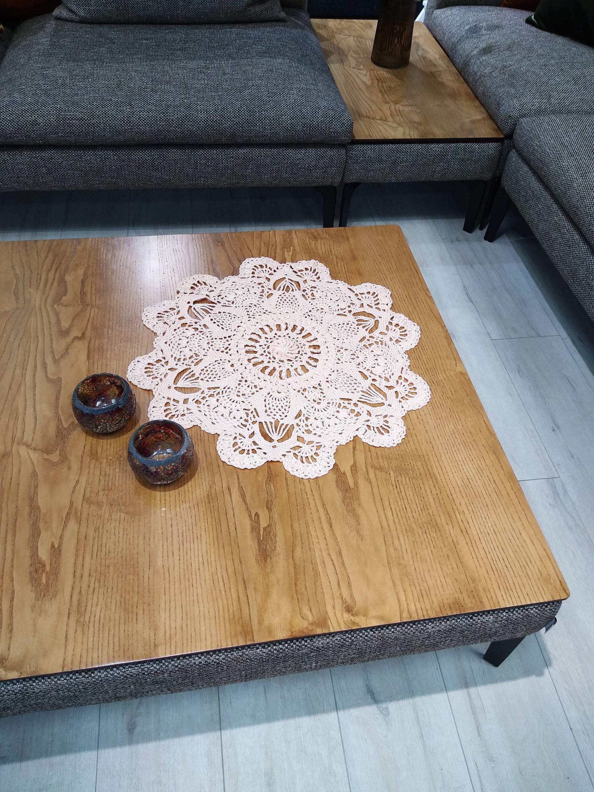 🍽️ N°10 Crochet Textured Doily - DecorWithTaste