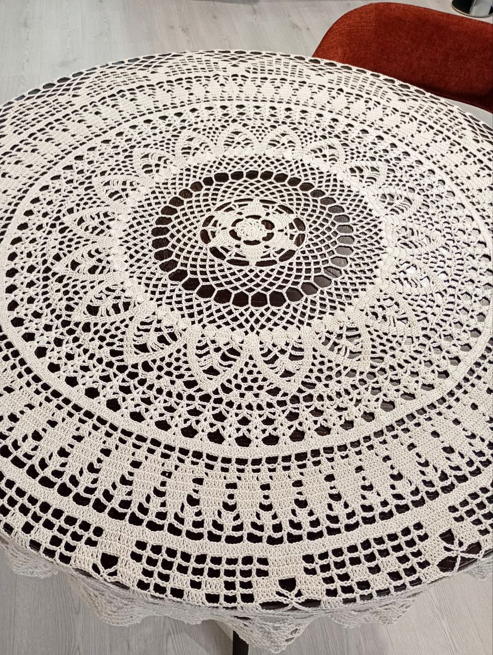 🔲 N°1 Crochet Tablecloth