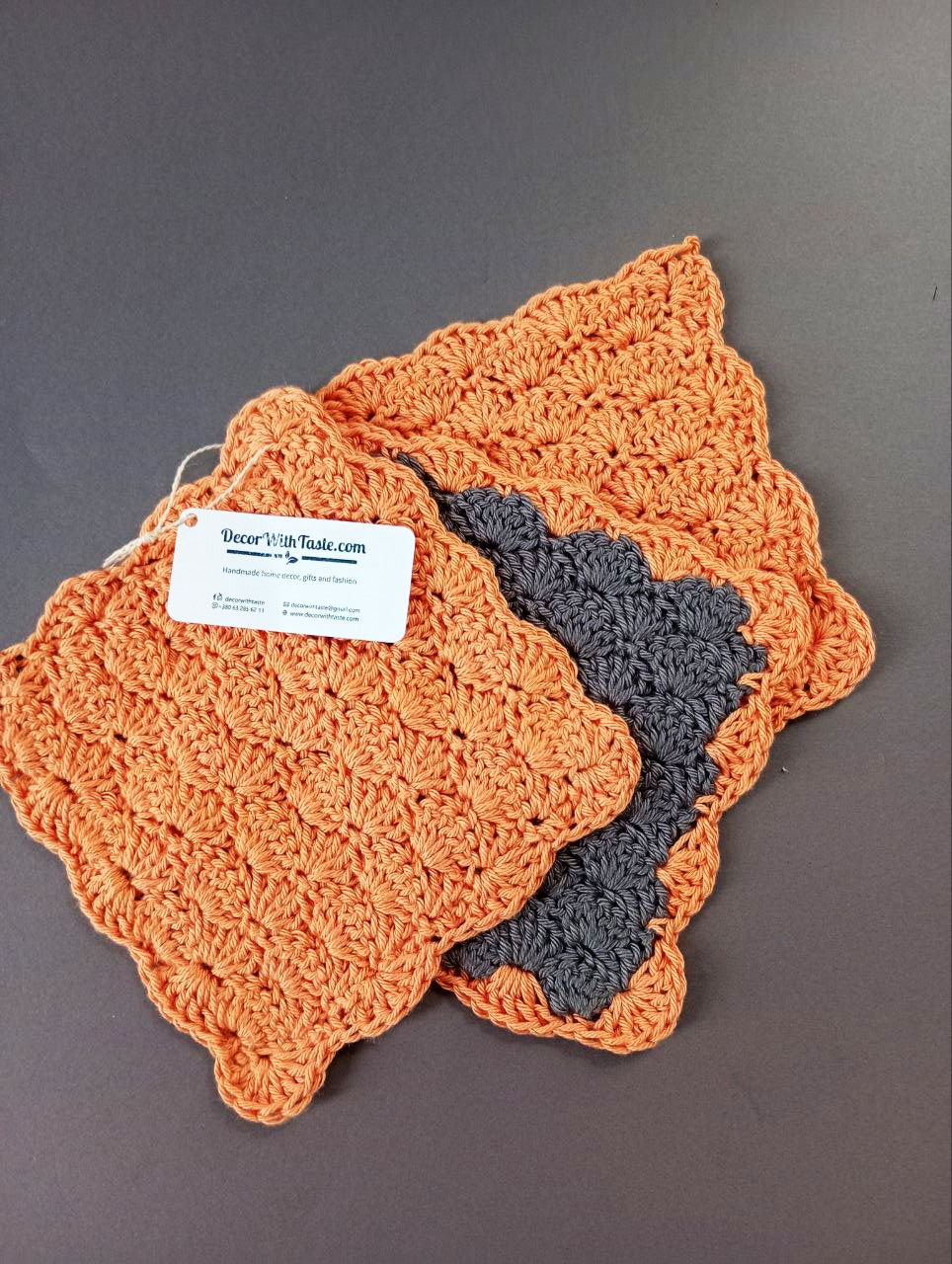 🧽 N°2 Crochet Dishcloth Set of 3