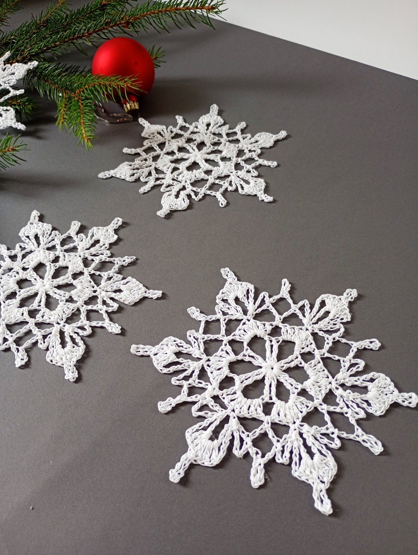 ❄️ N°131 Crochet Snowflake Set