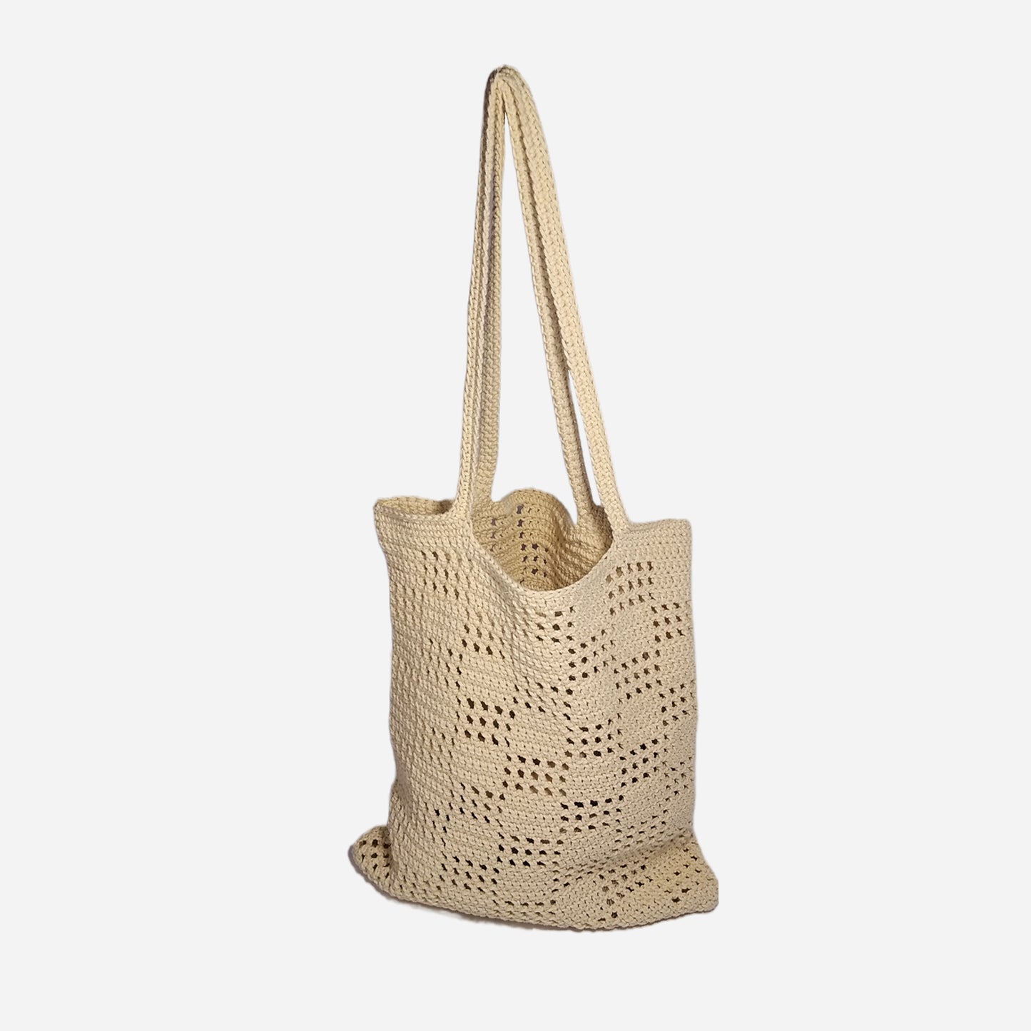 🛍️ N°47 Crochet Tote Bag - DecorWithTaste