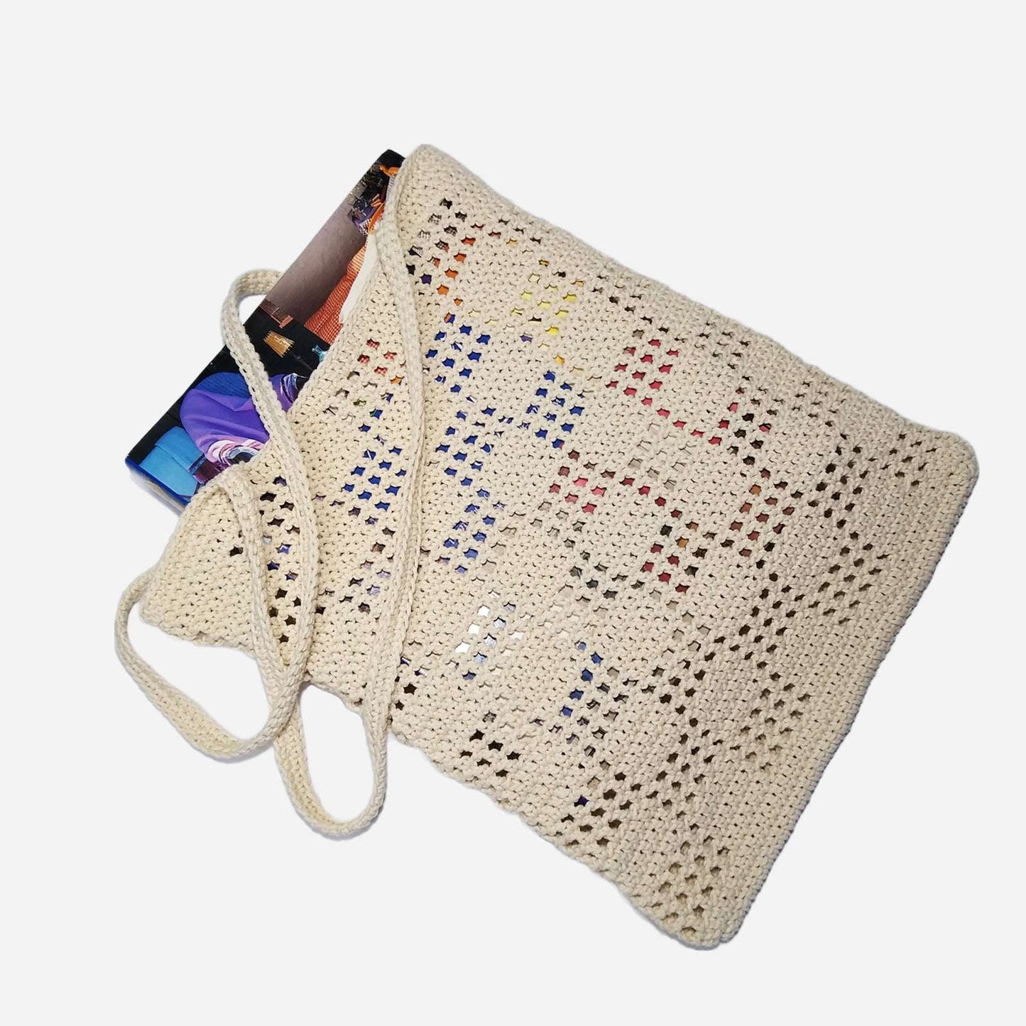 🛍️ N°47 Crochet Tote Bag - DecorWithTaste