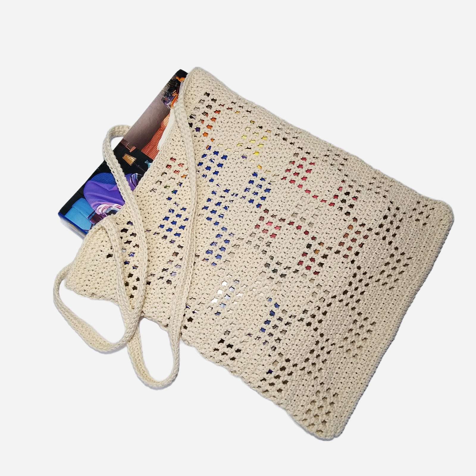 🛍️ N°47 Crochet Tote Bag - DecorWithTaste