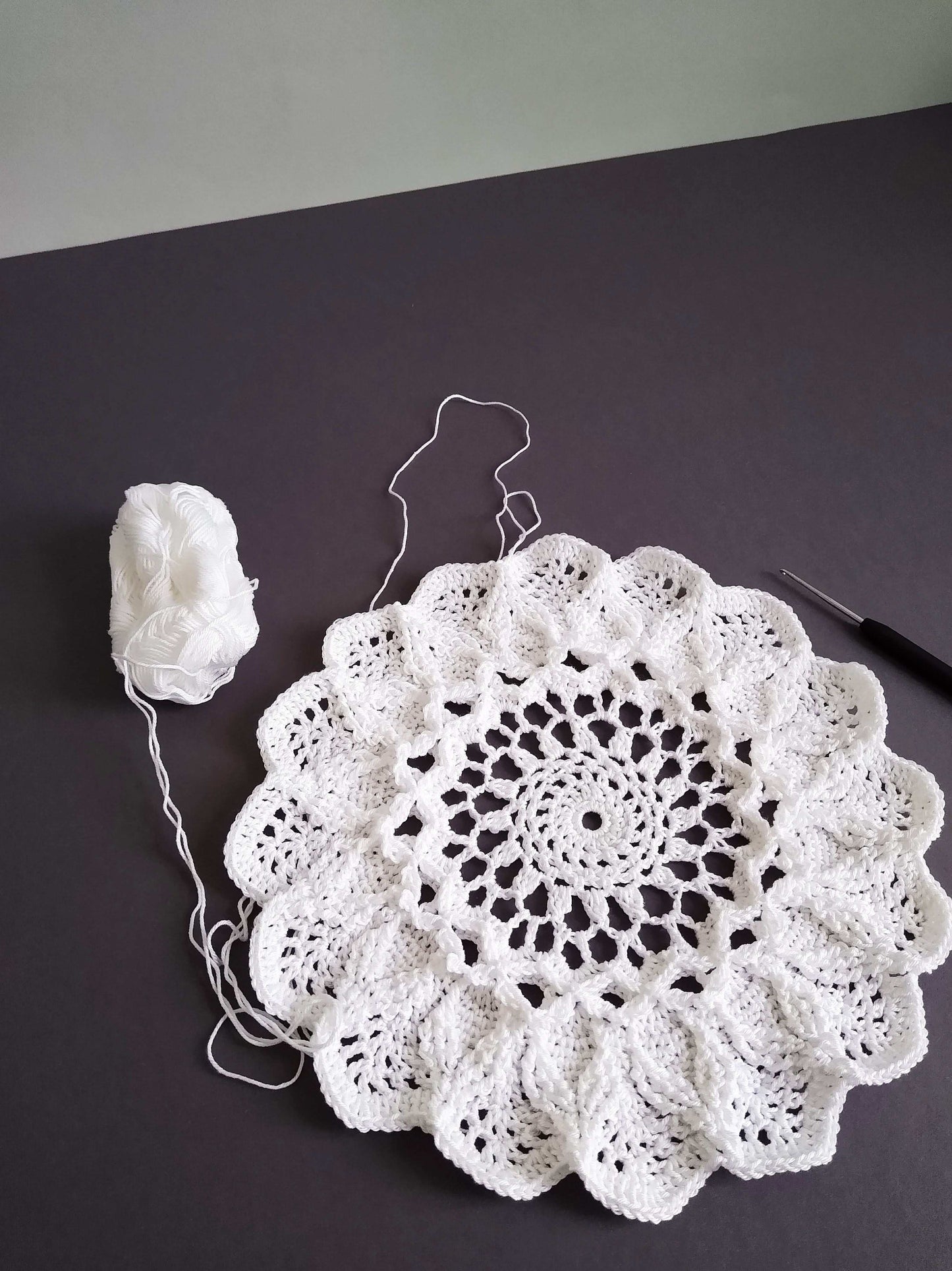 🍽️ N°21 Crochet Textured Doily - DecorWithTaste