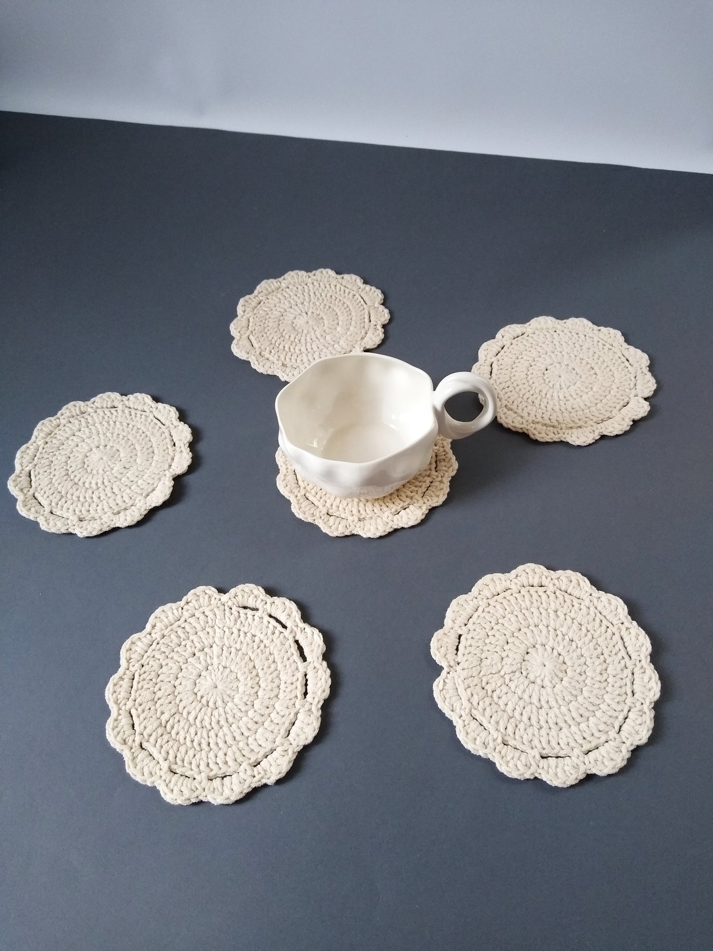 ☕ N°9 Crochet Coasters