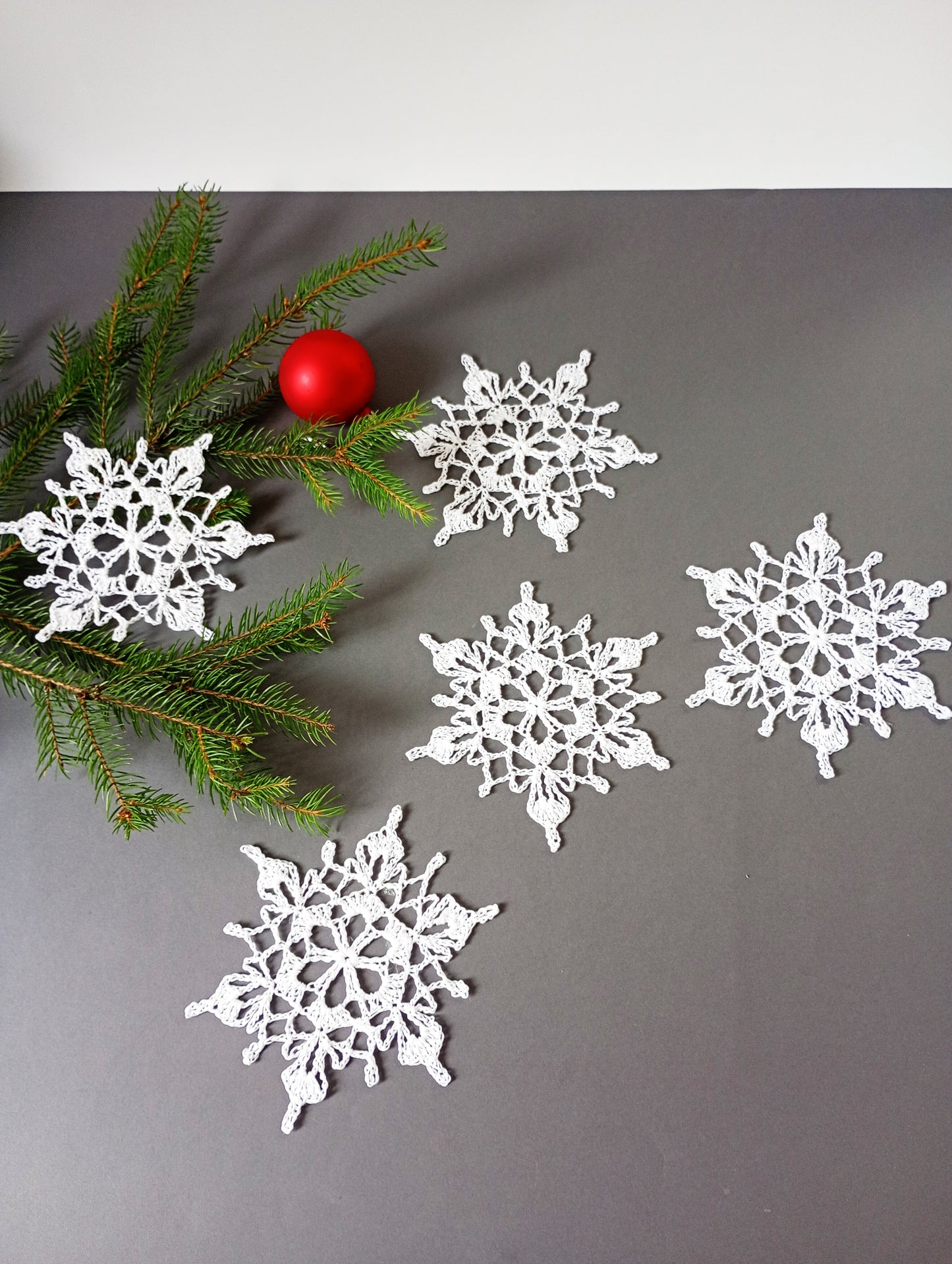 ❄️ N°131 Crochet Snowflake Set