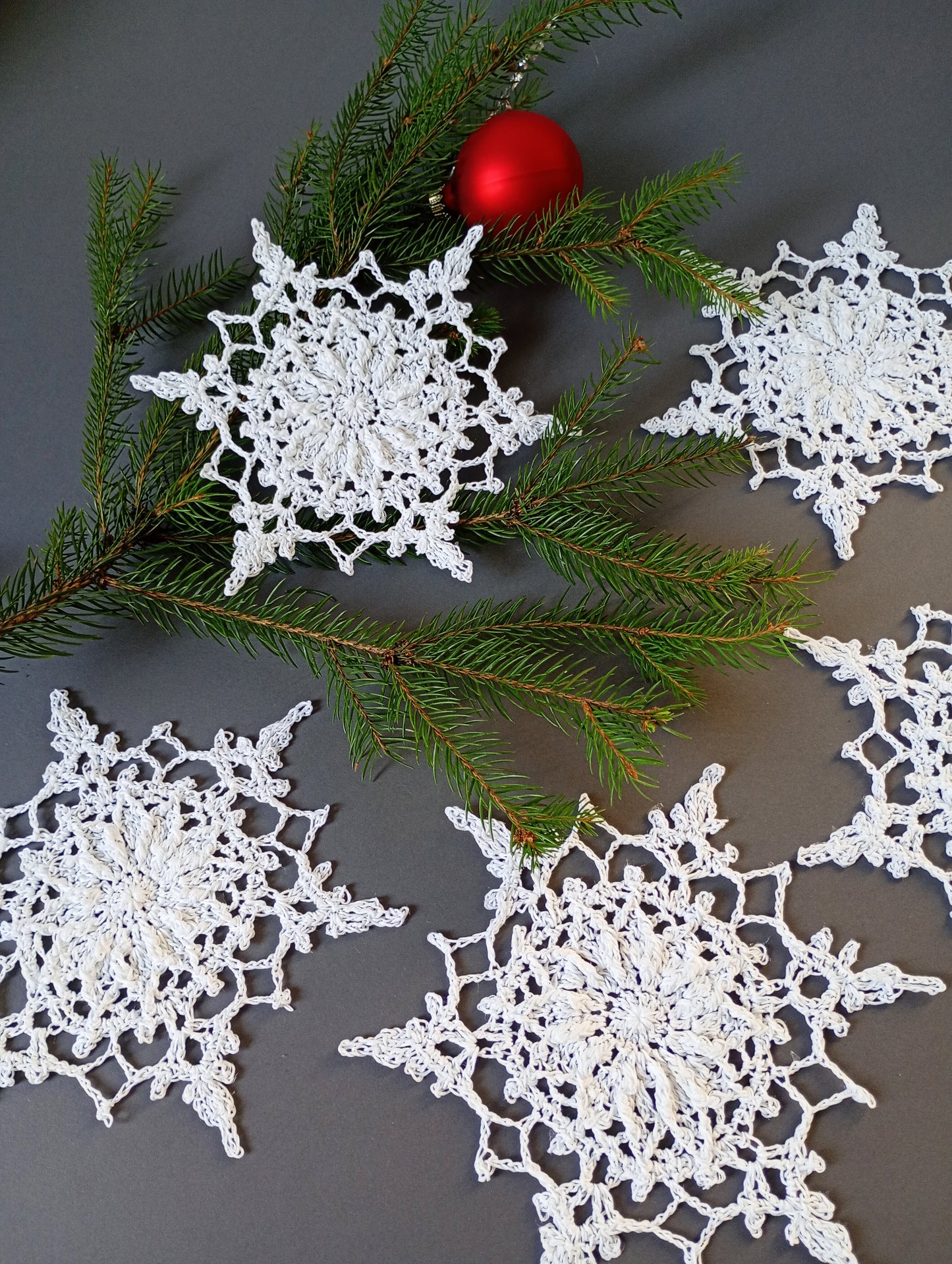 ❄️ N°57 Crochet Snowflake Set