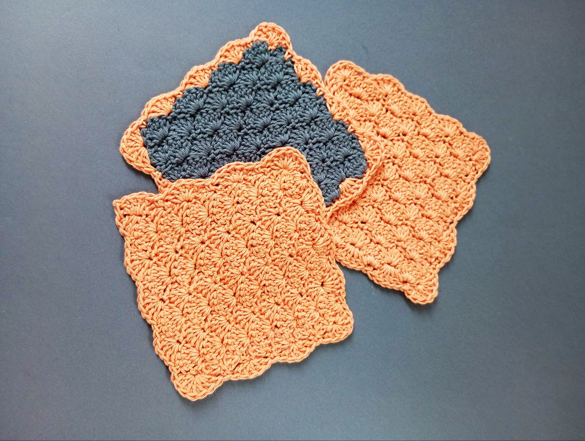 🧽 N°2 Crochet Dishcloth Set of 3