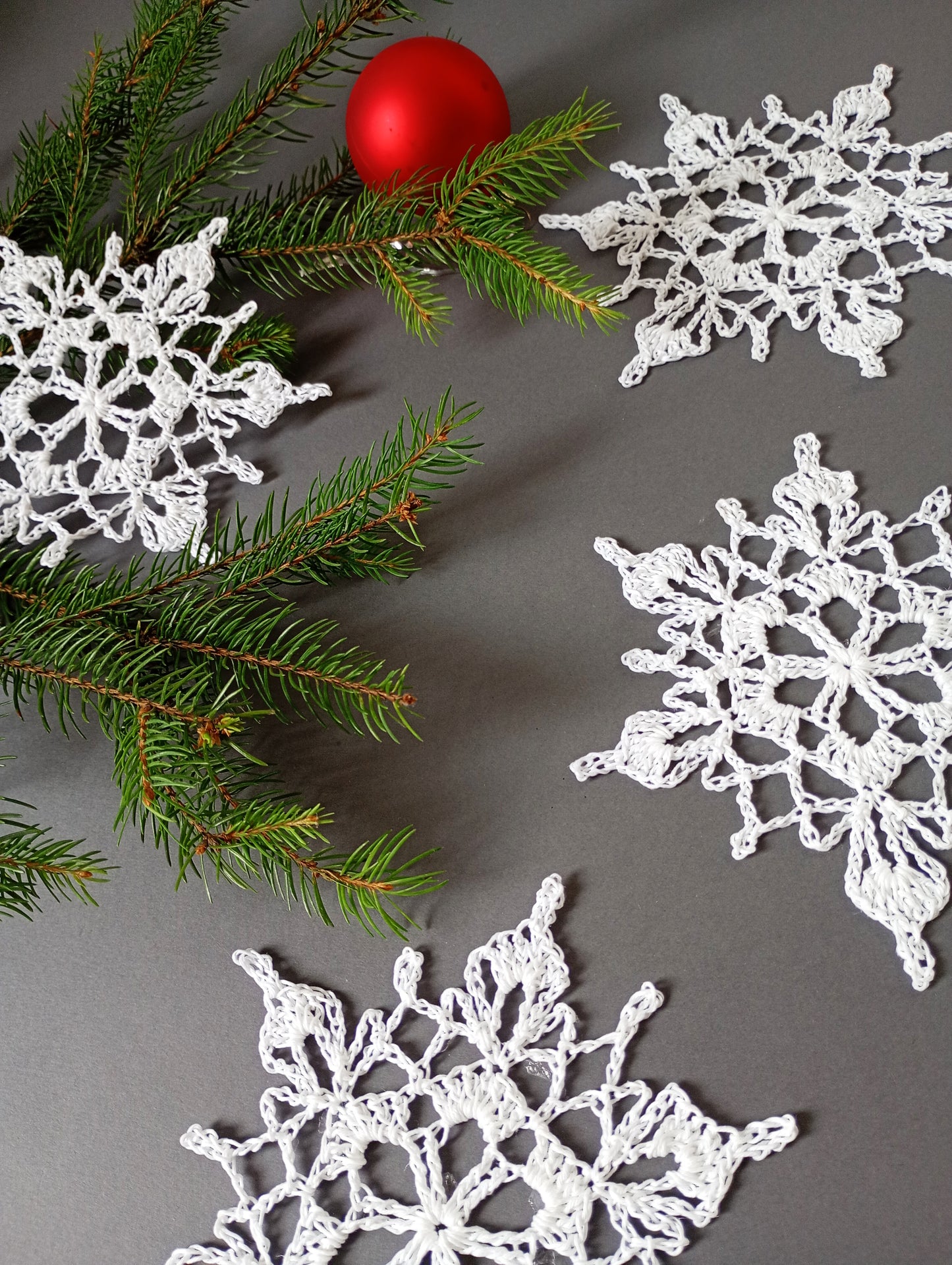 ❄️ N°131 Crochet Snowflake Set