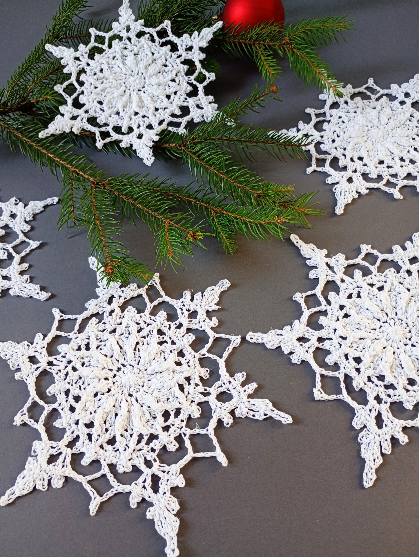 ❄️ N°57 Crochet Snowflake Set