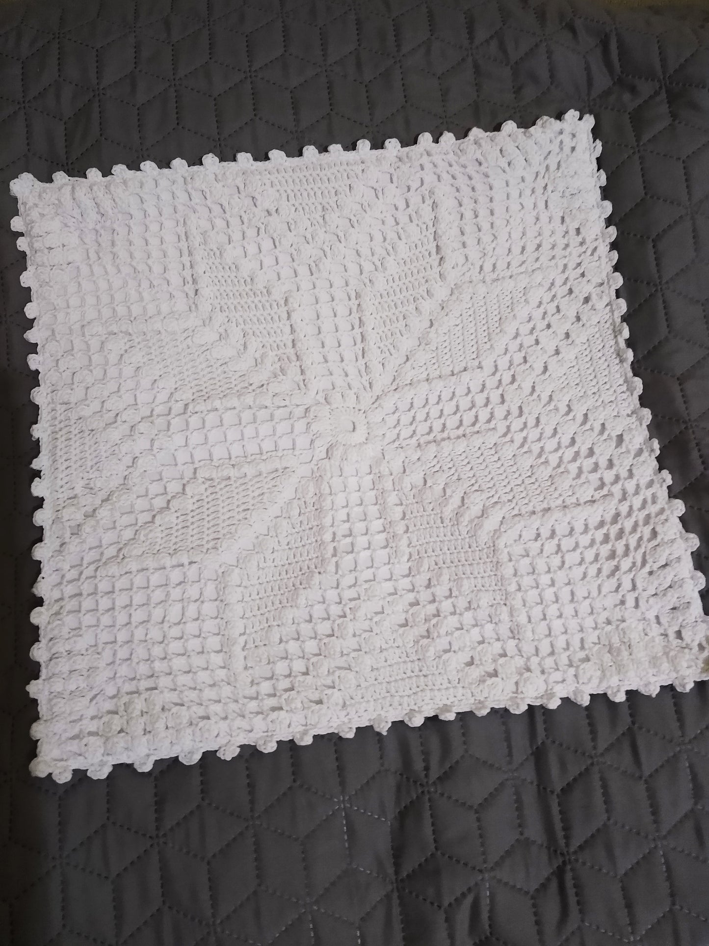 ⬜ N°129 Crochet Pillow Cover