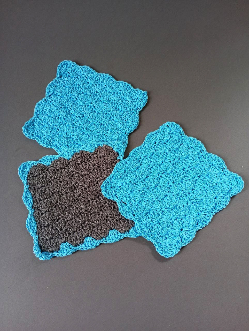 🧽 N°2 Crochet Dishcloth Set of 3
