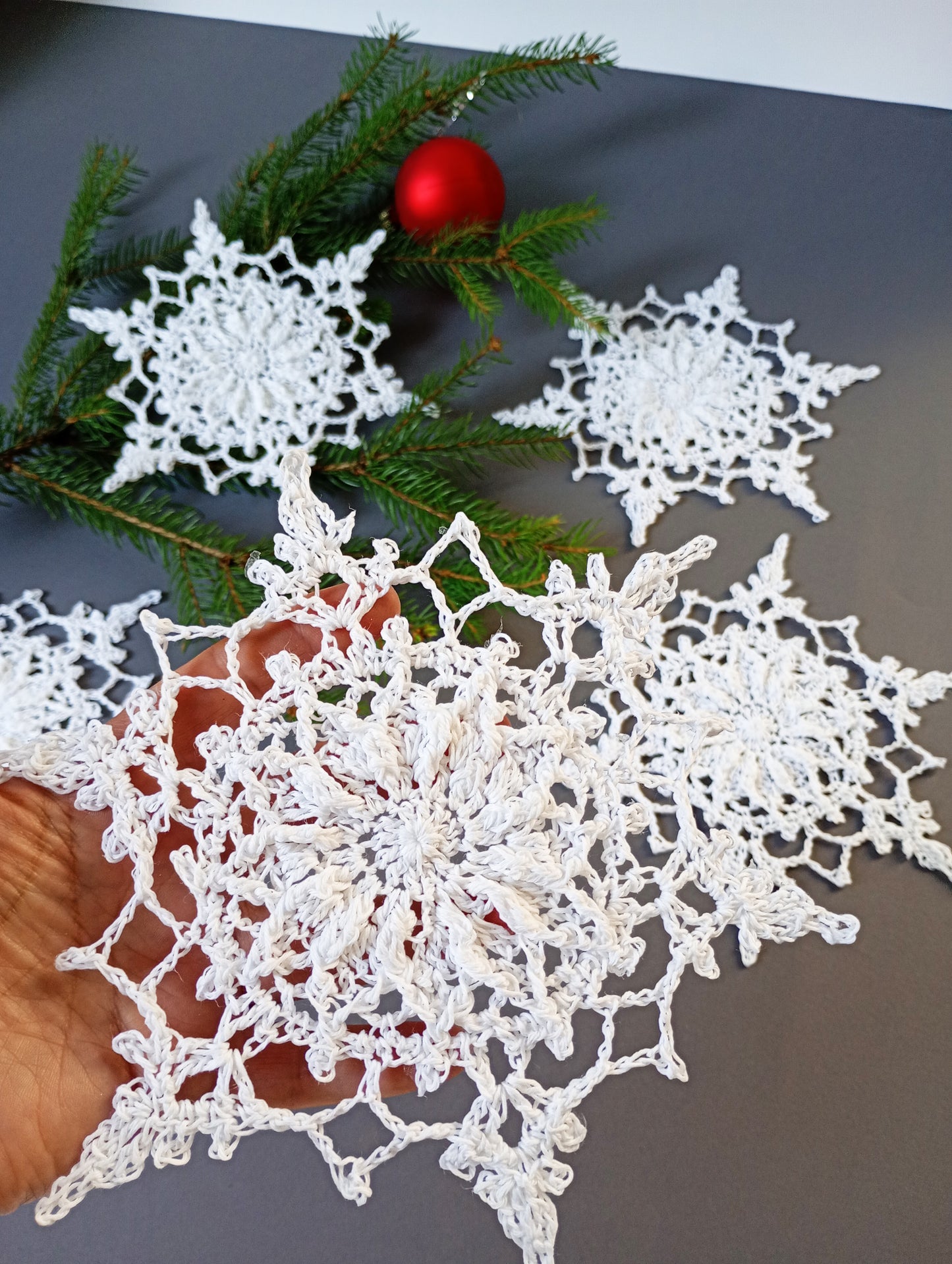❄️ N°57 Crochet Snowflake Set
