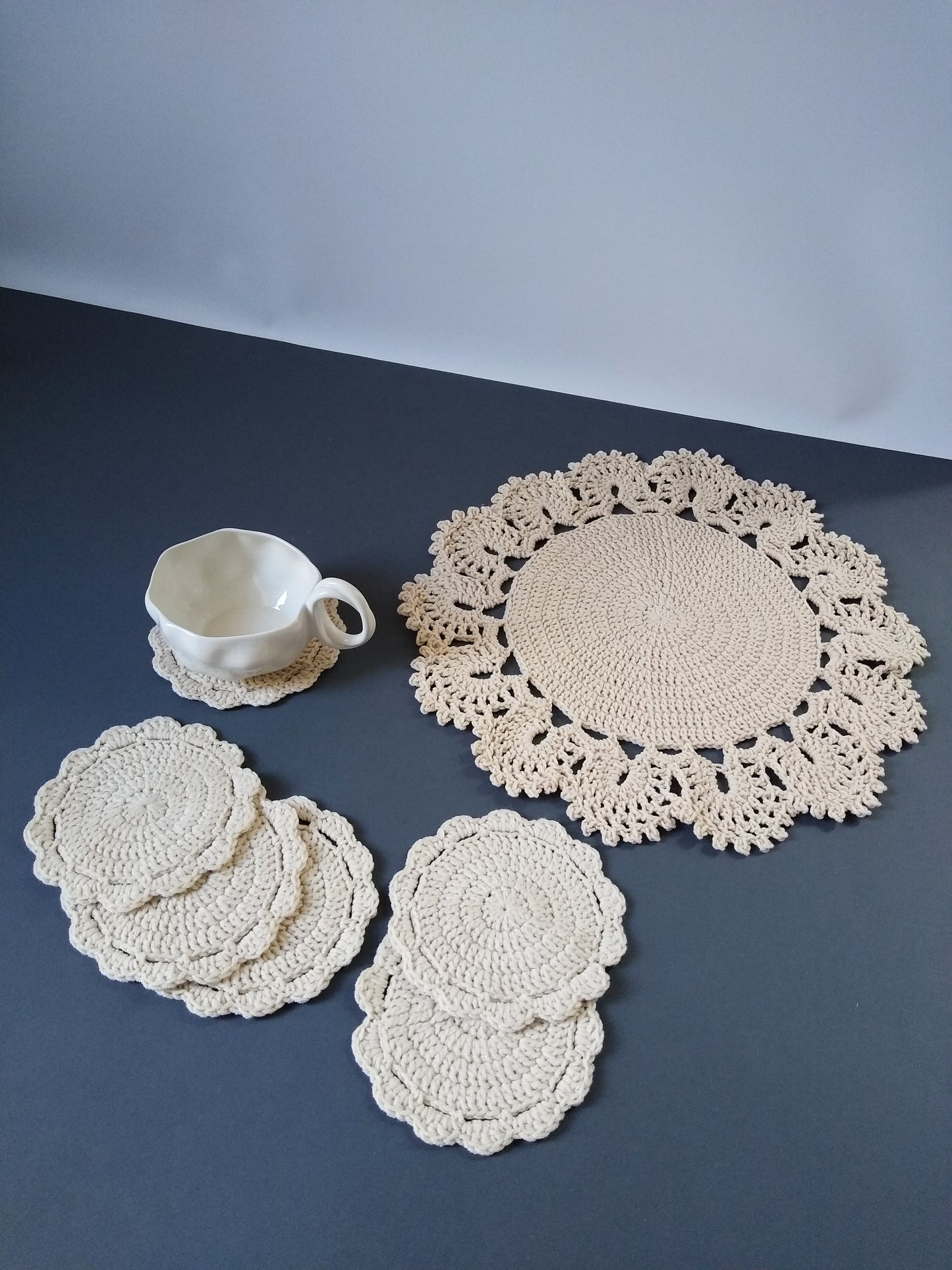 ☕ N°9 Crochet Coasters