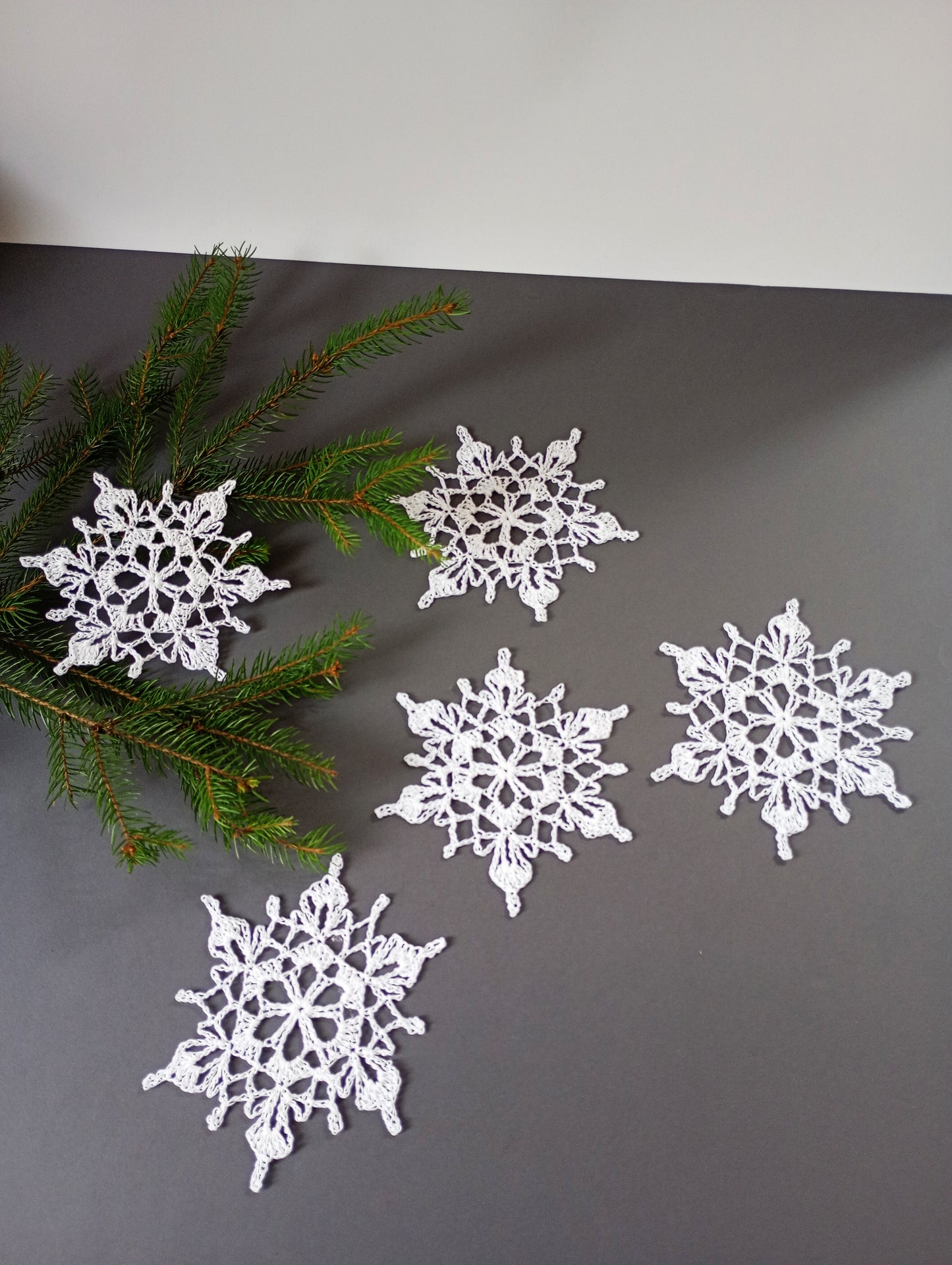 ❄️ N°131 Crochet Snowflake Set