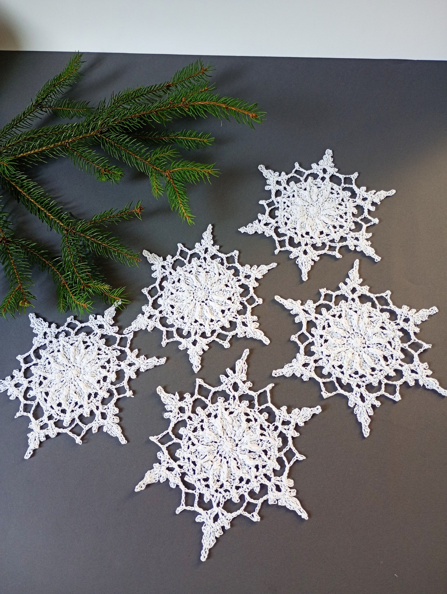❄️ N°57 Crochet Snowflake Set