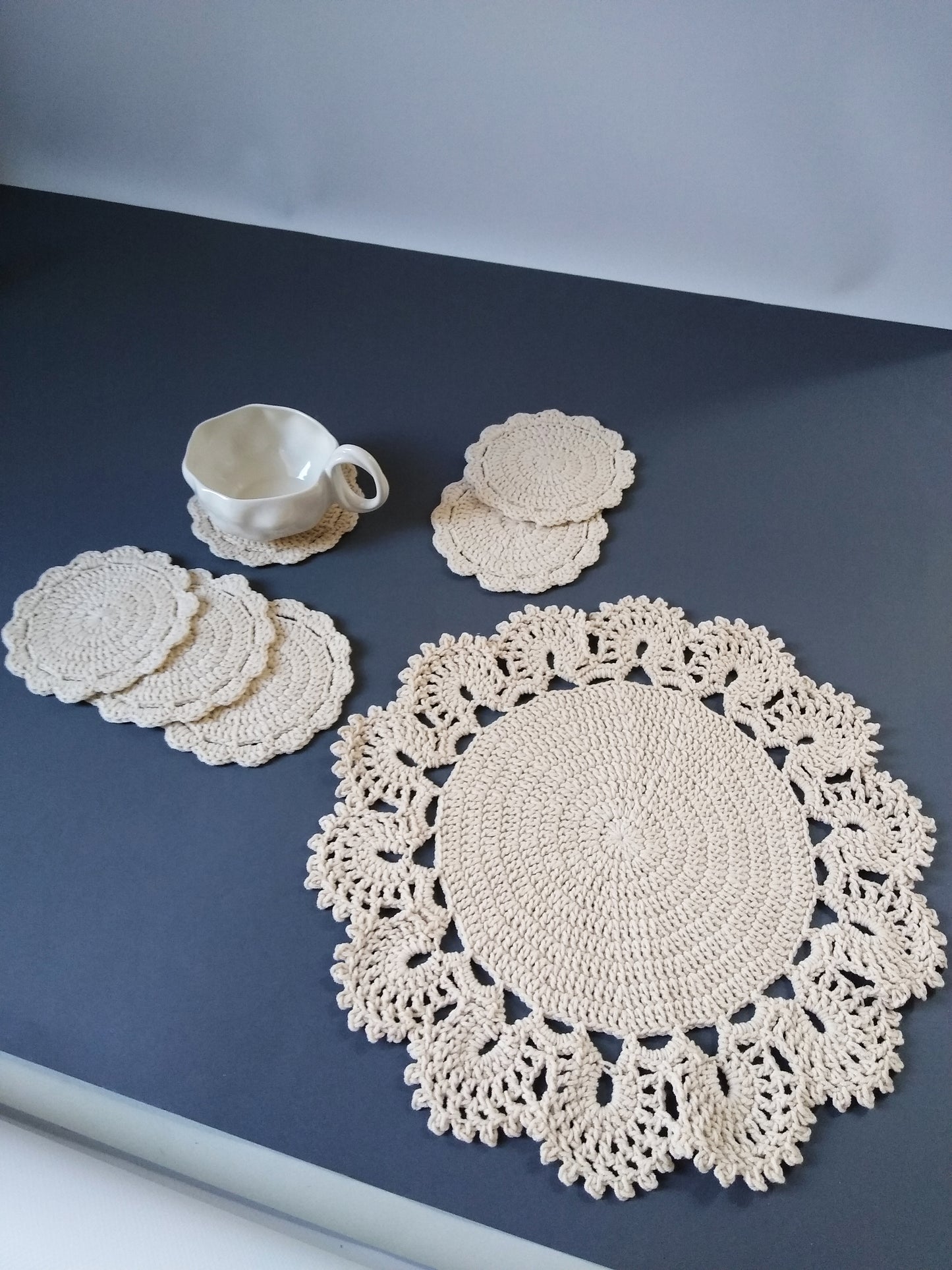 ☕ N°9 Crochet Coasters
