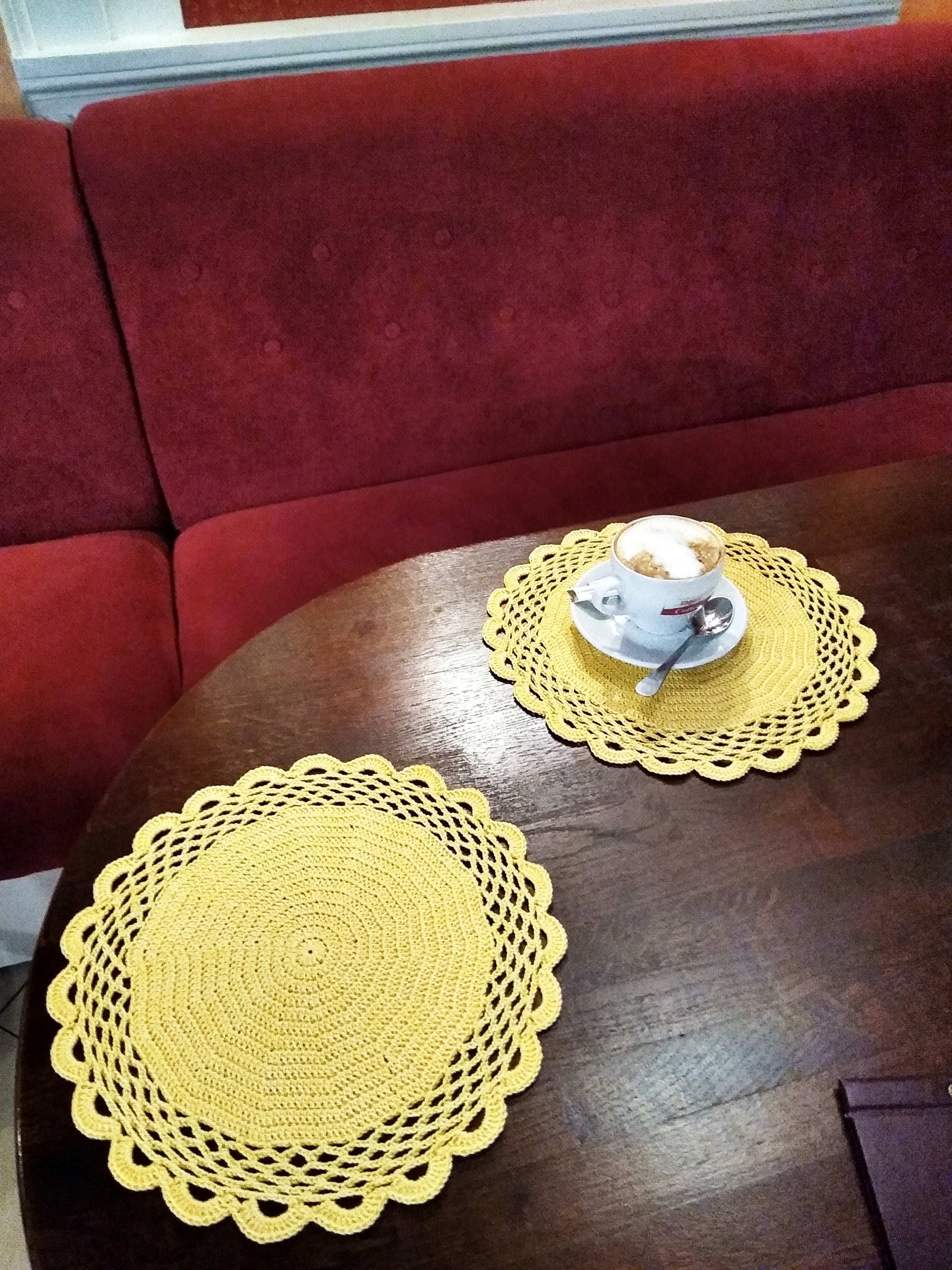 🍽️ N°6 Crochet Placemat - DecorWithTaste