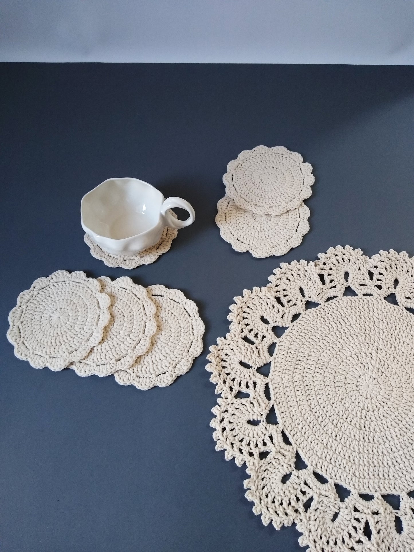 ☕ N°9 Crochet Coasters
