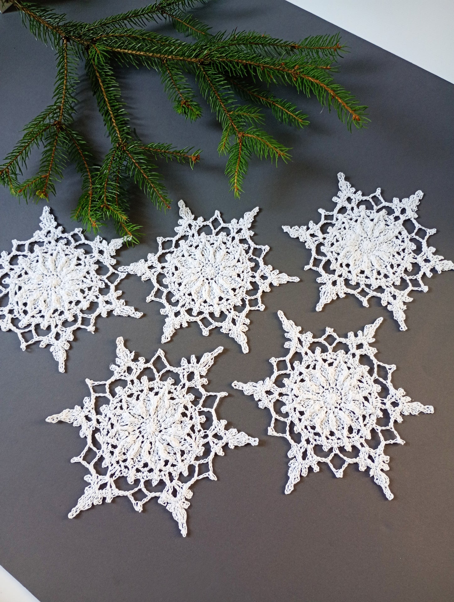 ❄️ N°57 Crochet Snowflake Set