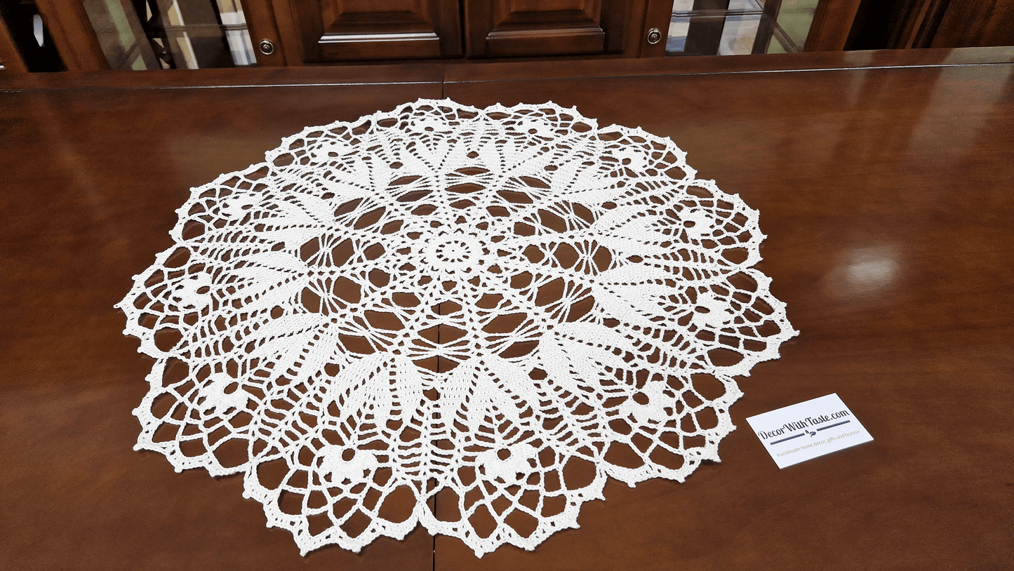🍽️ N°24 Crochet Doily - DecorWithTaste