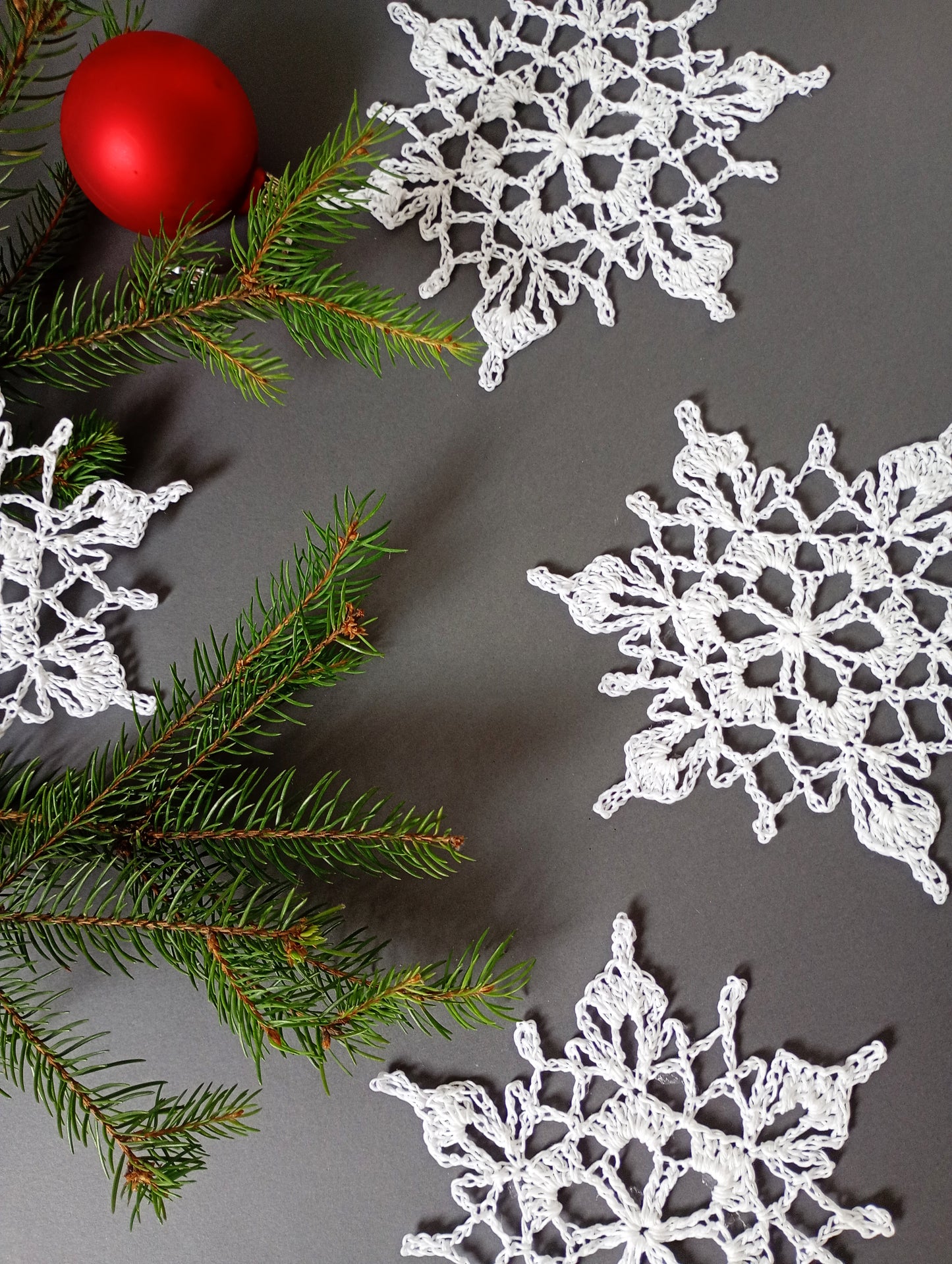 ❄️ N°131 Crochet Snowflake Set