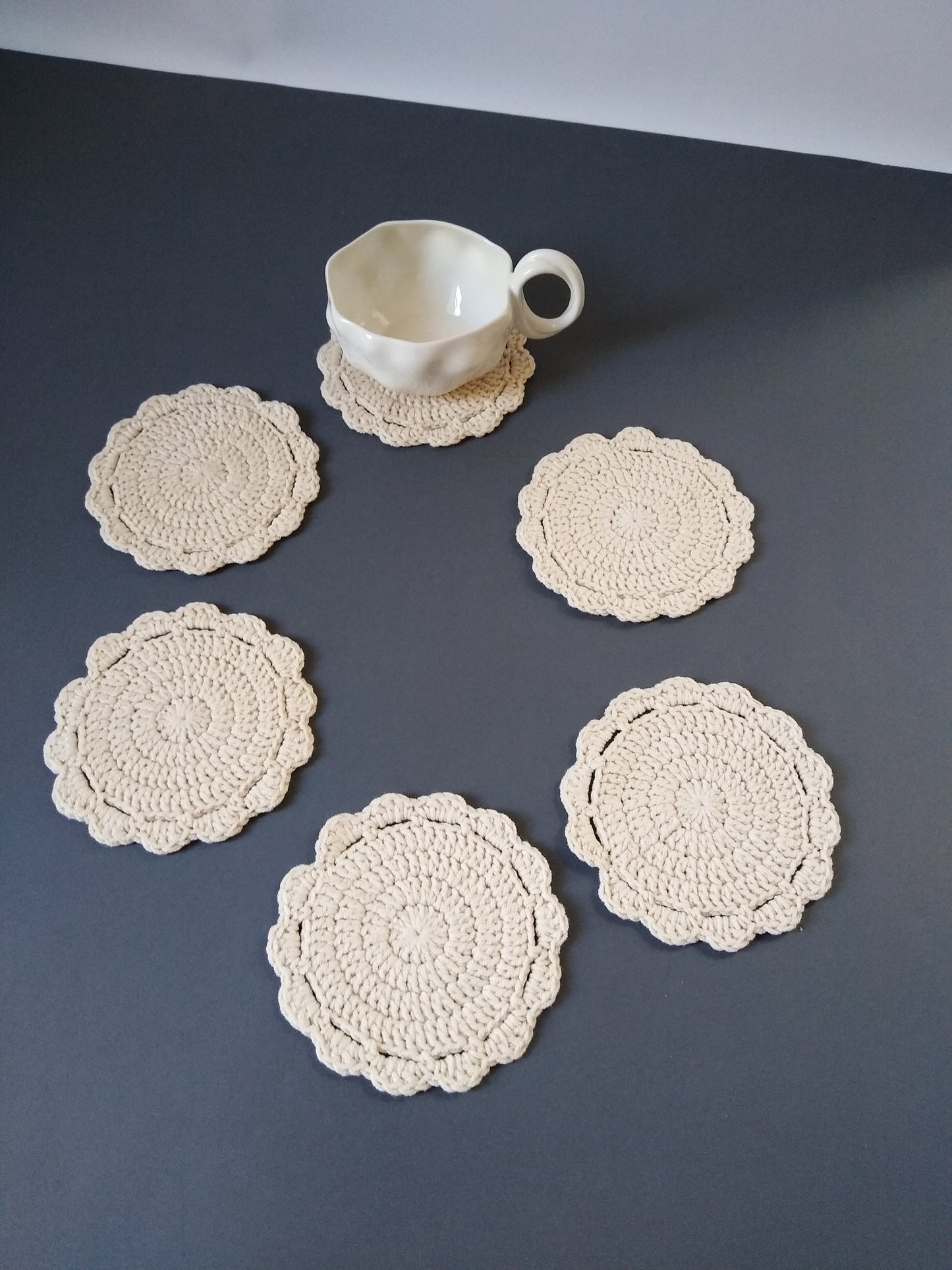 ☕ N°9 Crochet Coasters