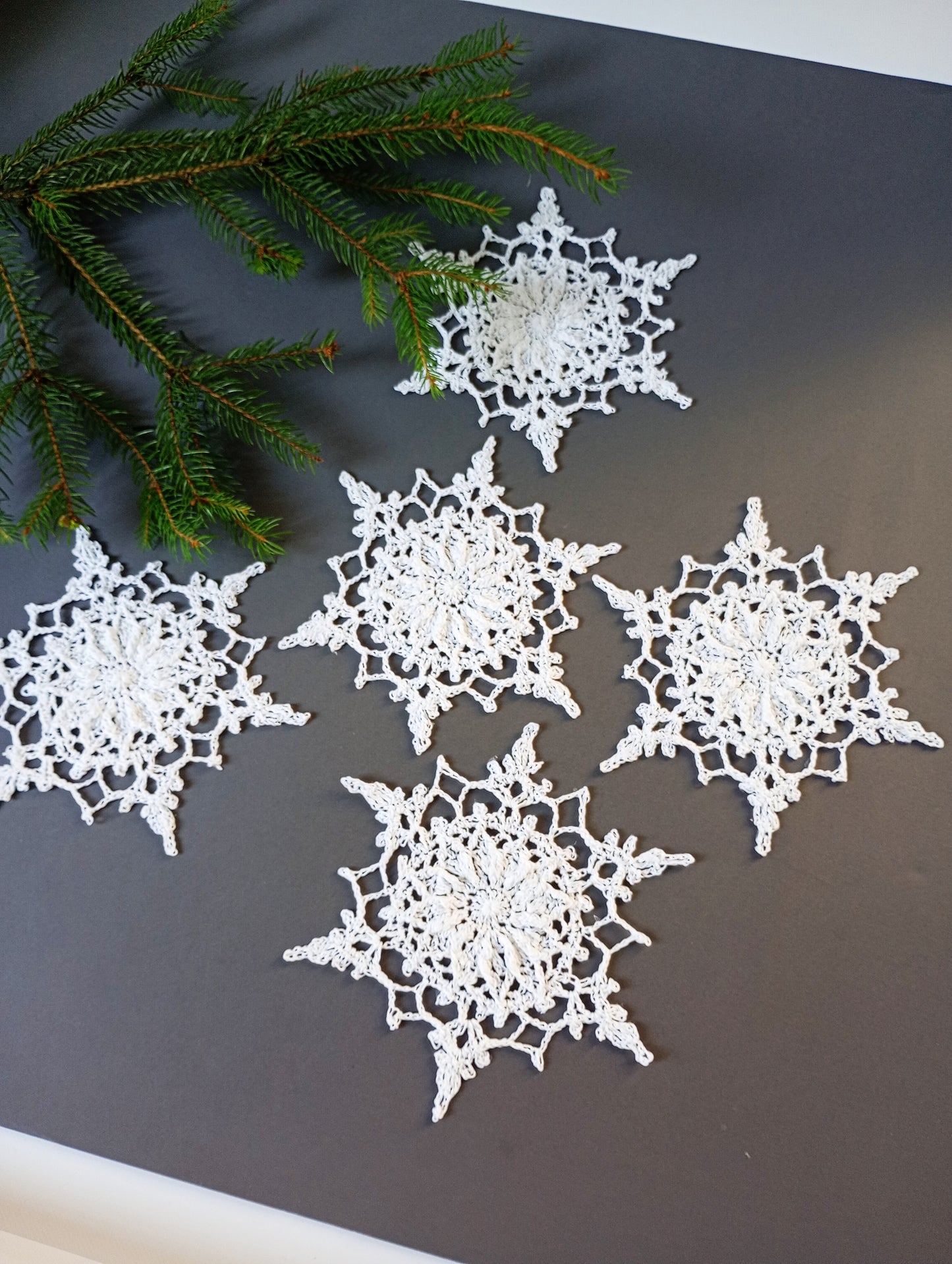 ❄️ N°57 Crochet Snowflake Set