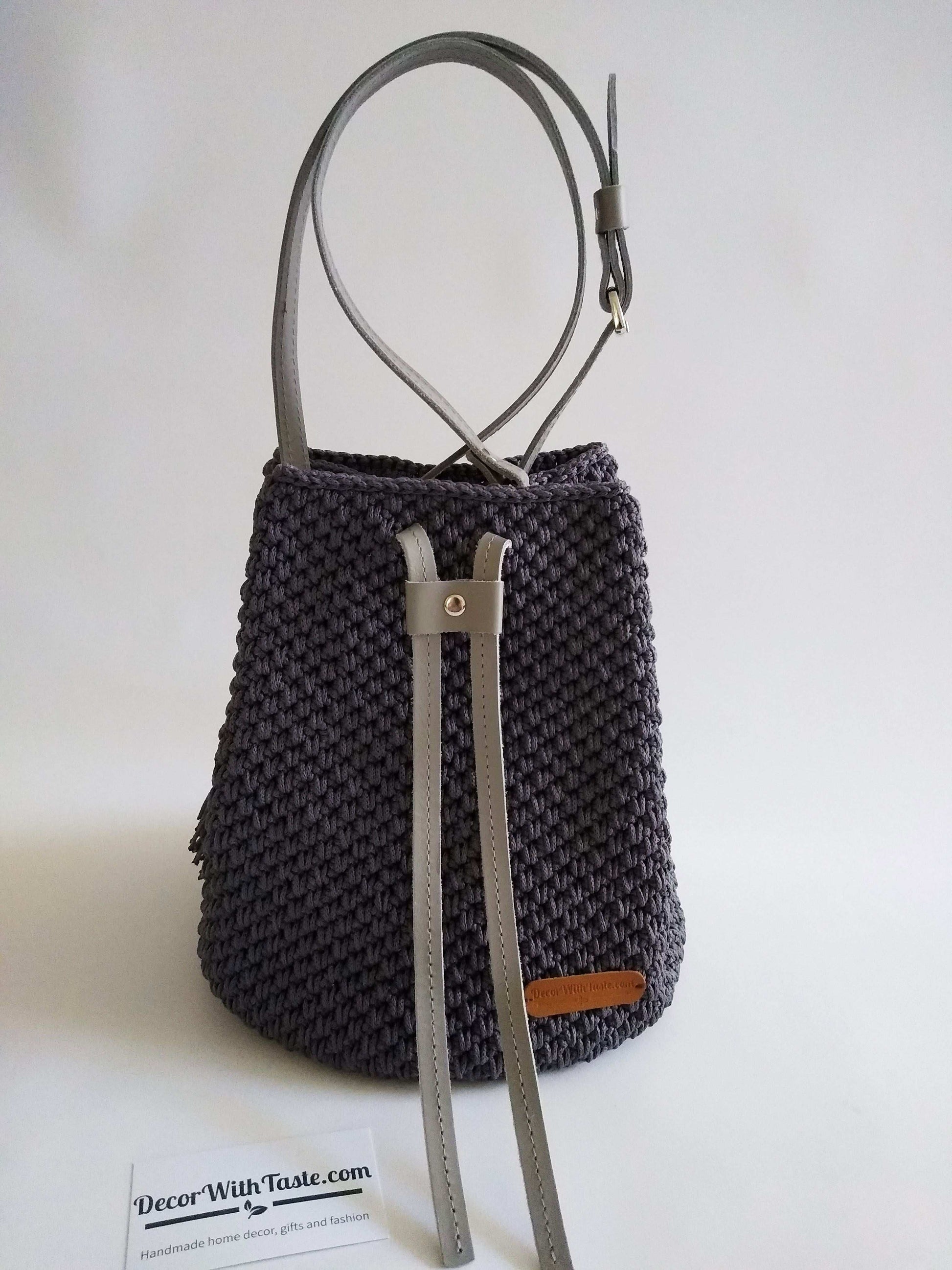👝 N°39 Сrochet Shoulder Bag - DecorWithTaste