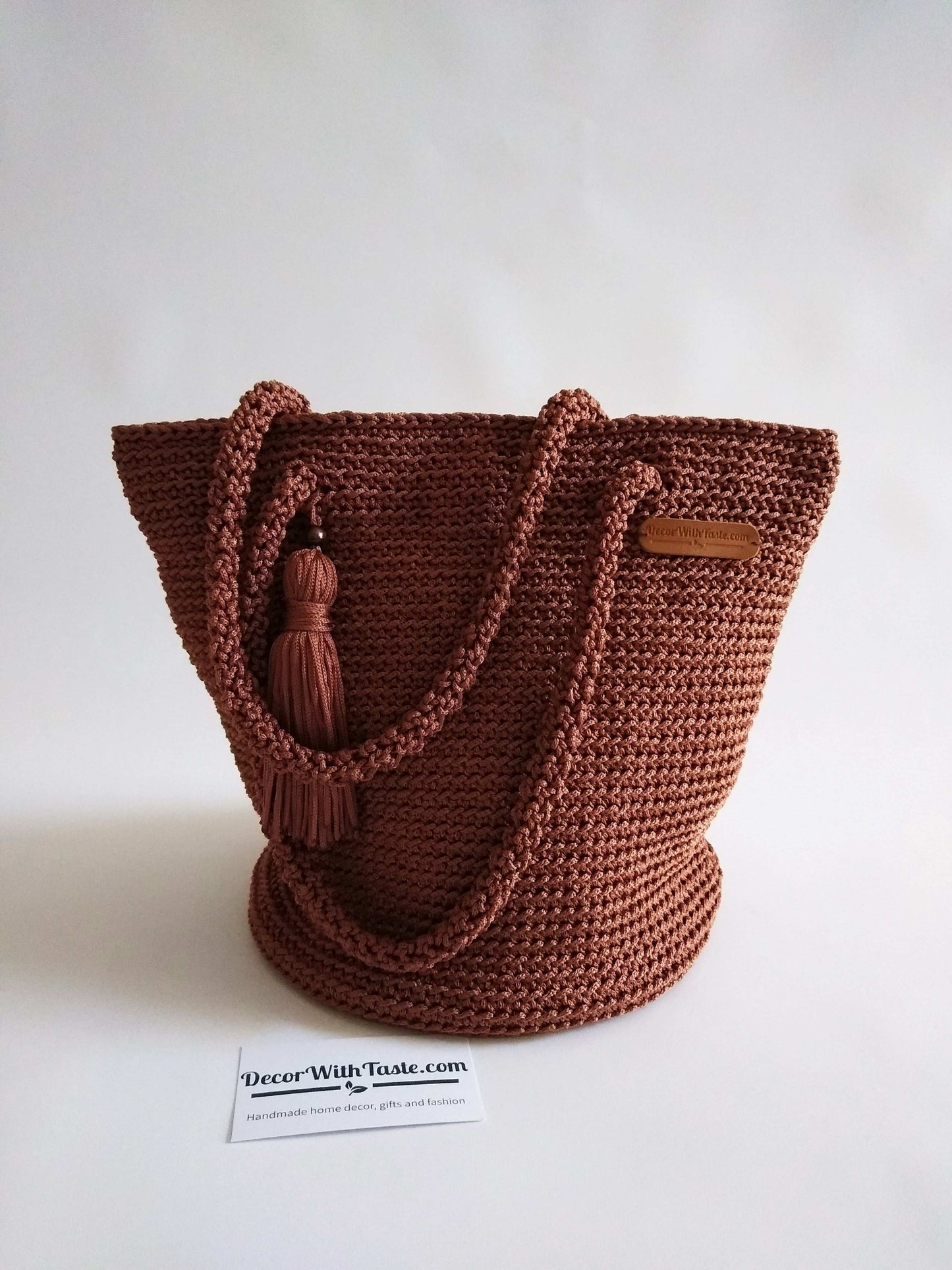 👝 N°40 Сrochet Shoulder Bag - DecorWithTaste