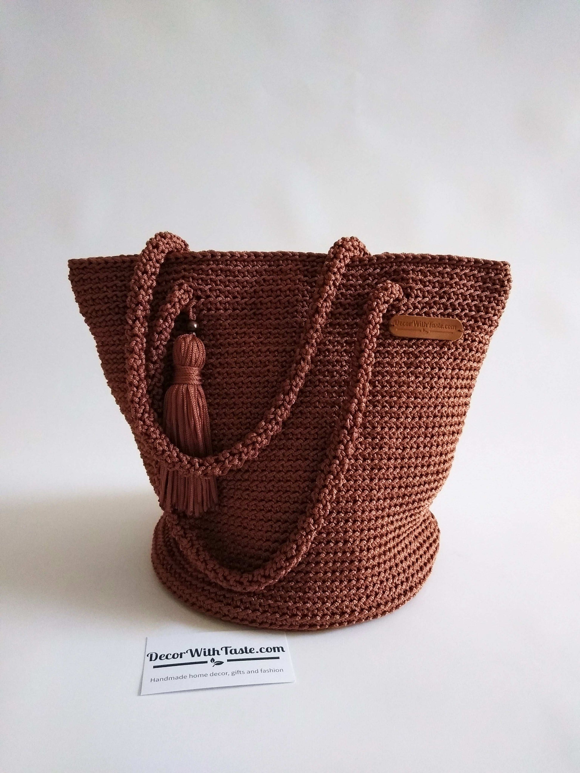 👝 N°40 Сrochet Shoulder Bag - DecorWithTaste