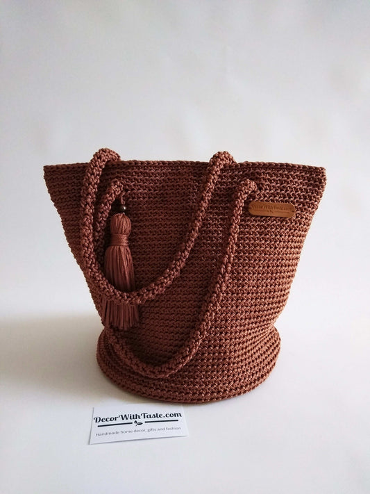 👝 N°40 Сrochet Shoulder Bag - DecorWithTaste