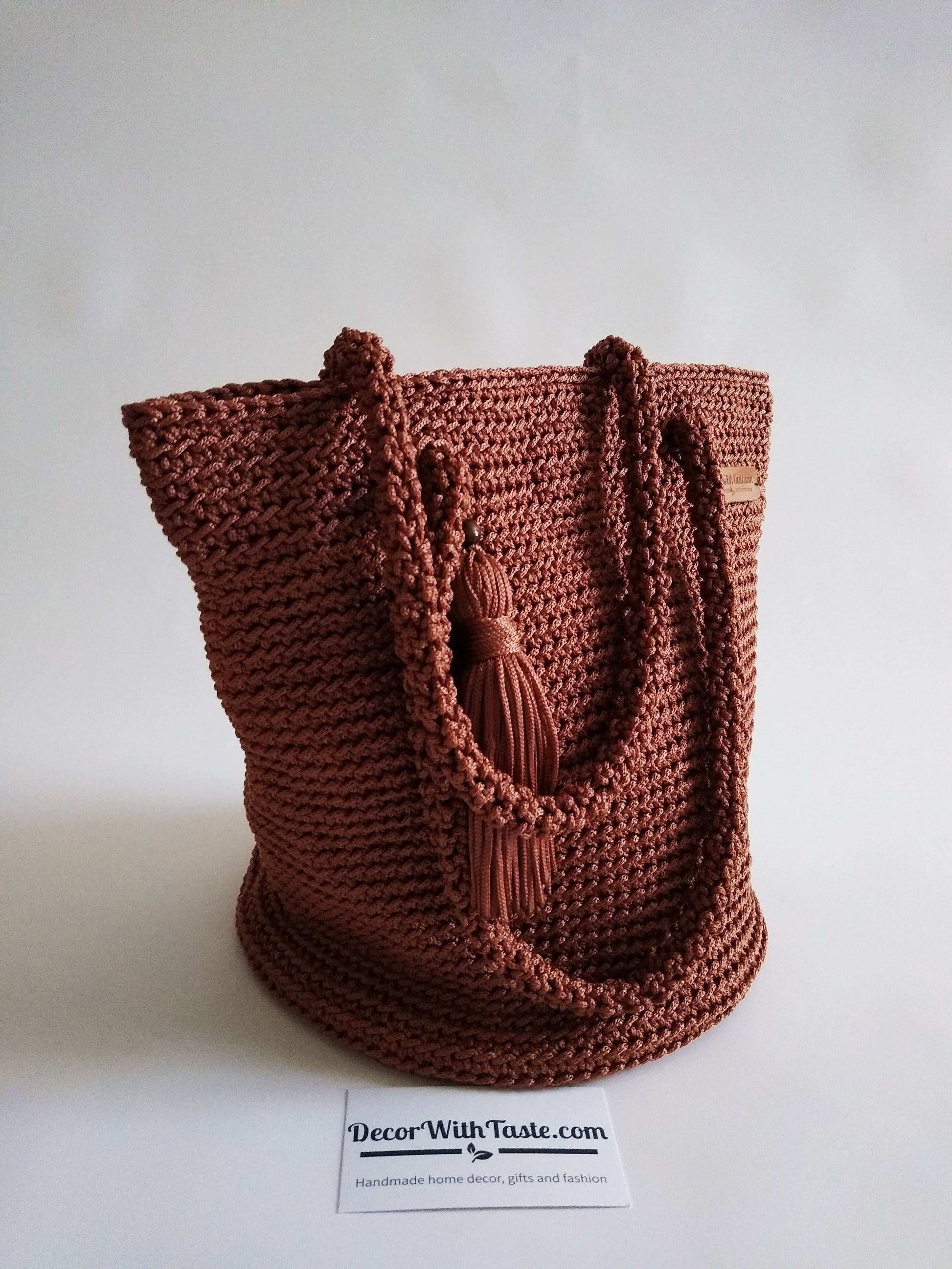 👝 N°40 Сrochet Shoulder Bag - DecorWithTaste