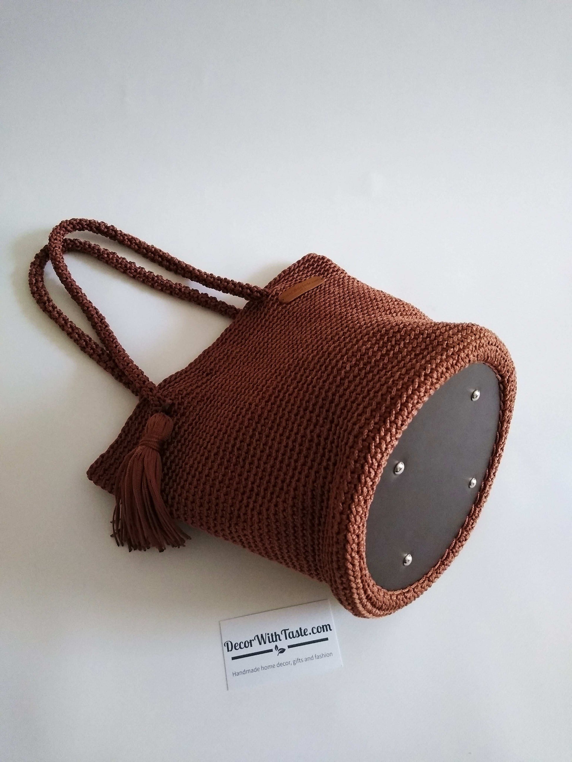 👝 N°40 Сrochet Shoulder Bag - DecorWithTaste