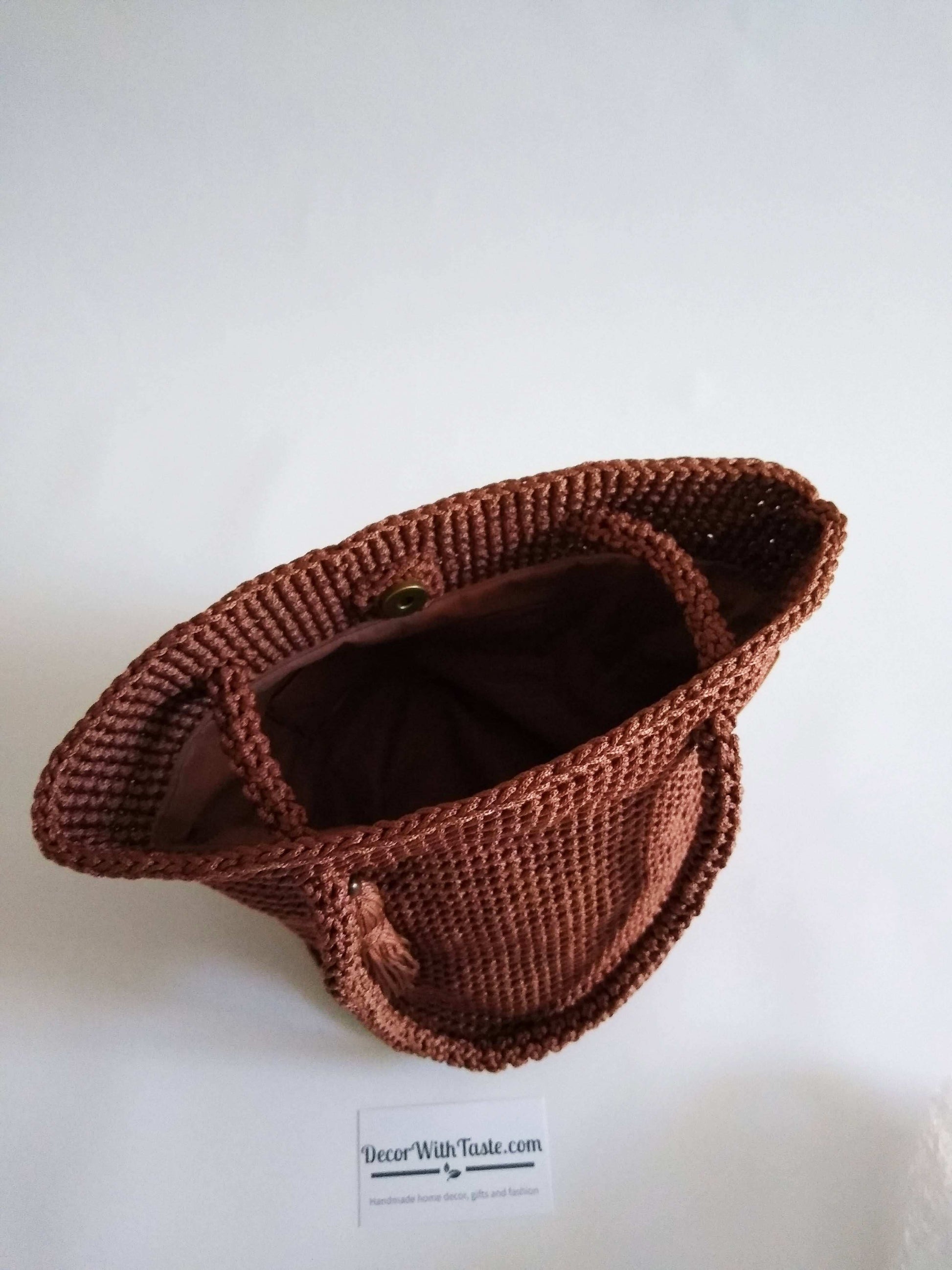 👝 N°40 Сrochet Shoulder Bag - DecorWithTaste