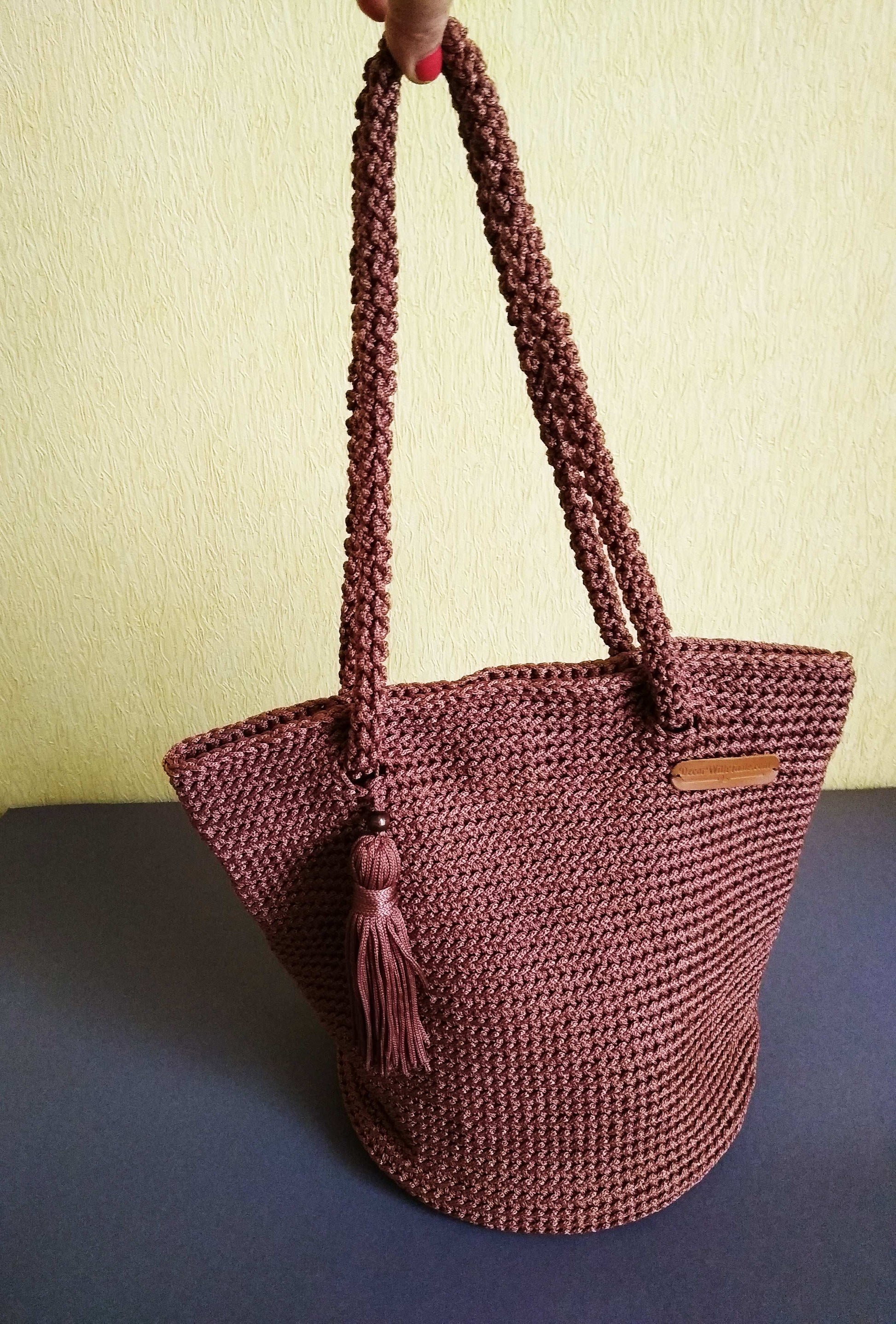 👝 N°40 Сrochet Shoulder Bag - DecorWithTaste